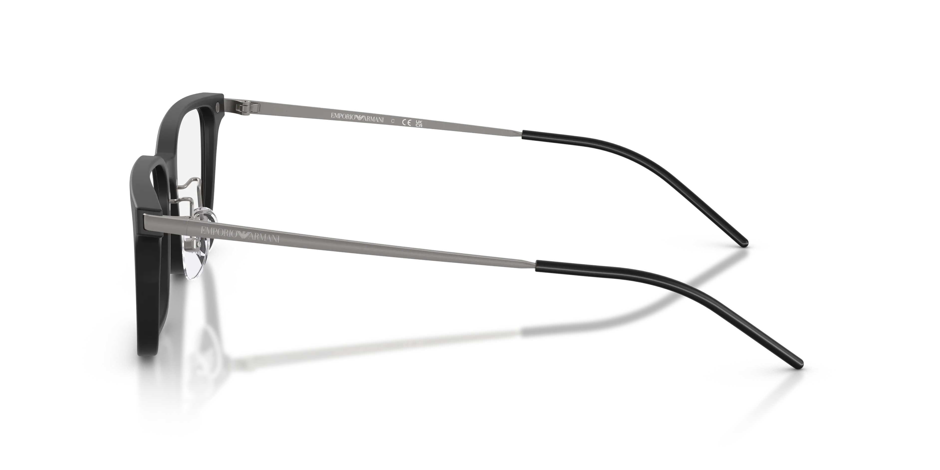 Emporio Armani EA3275D 5001 Montature da vista Acetato Nero Squadrata Normale - immagine 4