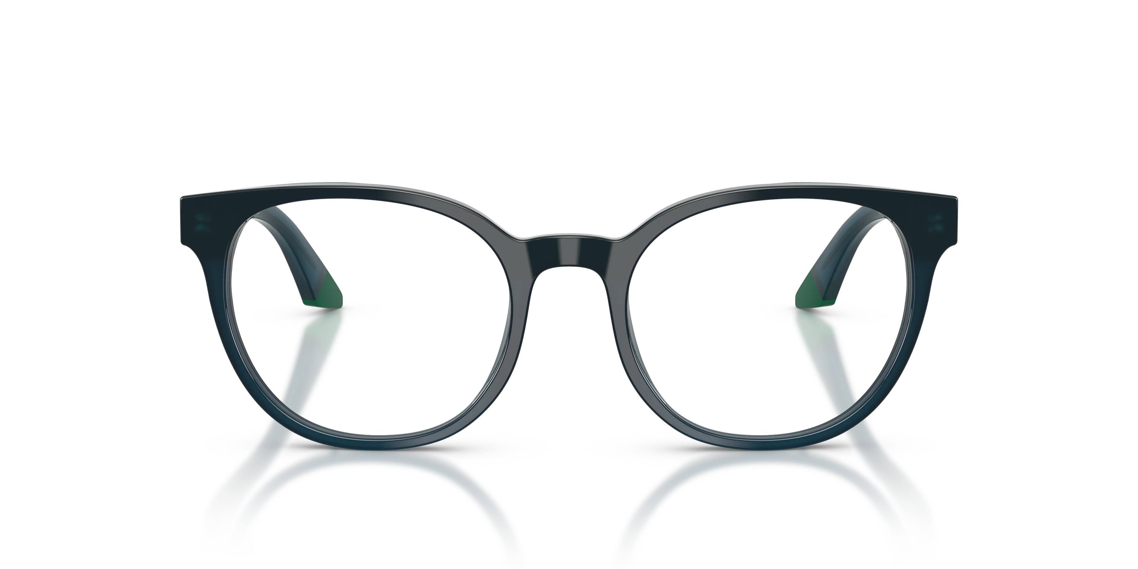 Emporio Armani EA3274 6319 Montature da vista Acetato Blu Rotonda Normale - immagine 3