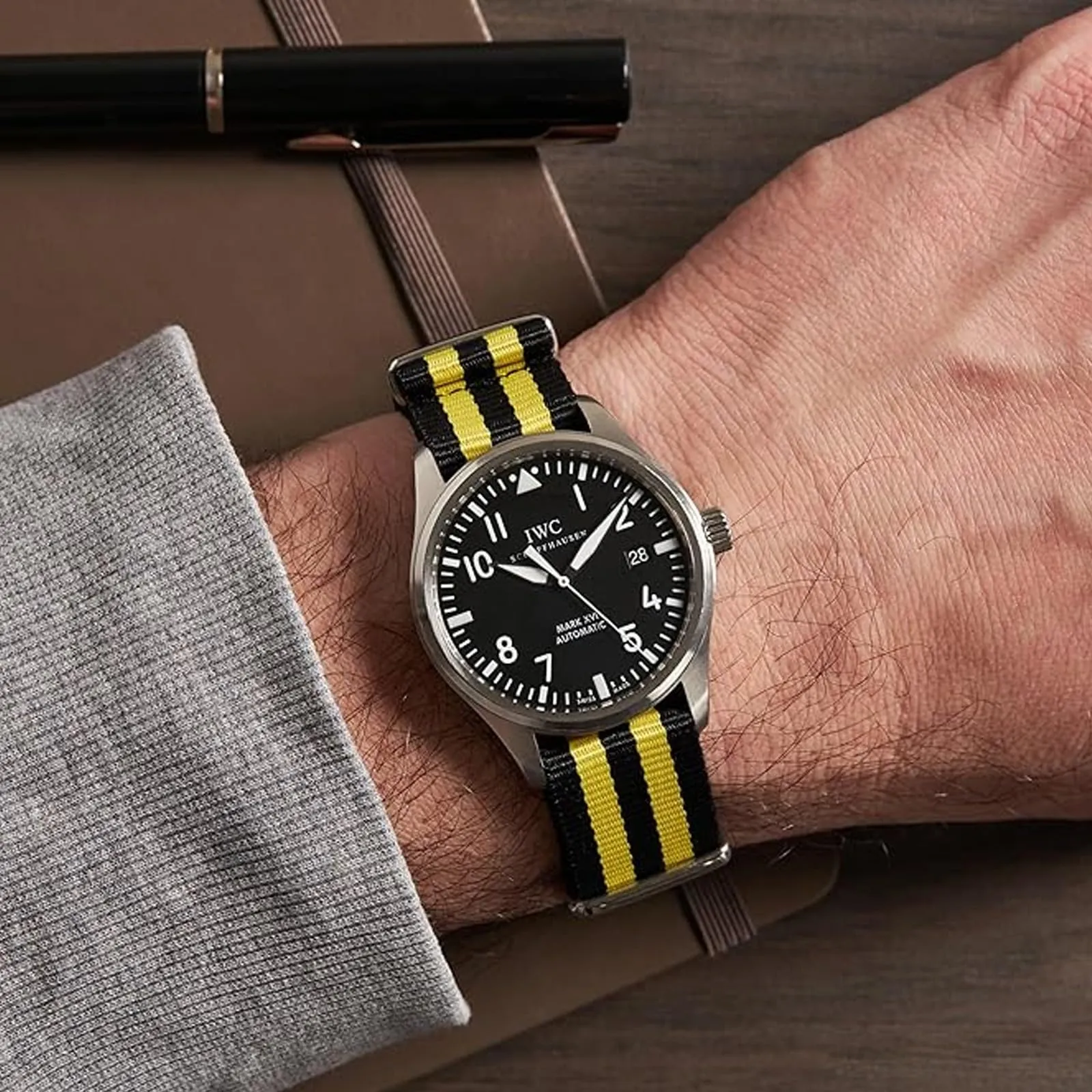Natos.com - Cinturino NATO per Orologio in Nylon Militare G10, Uomo e Donna, Fibbia in Acciaio Inossidabile - 18mm 20mm 22mm - immagine 4