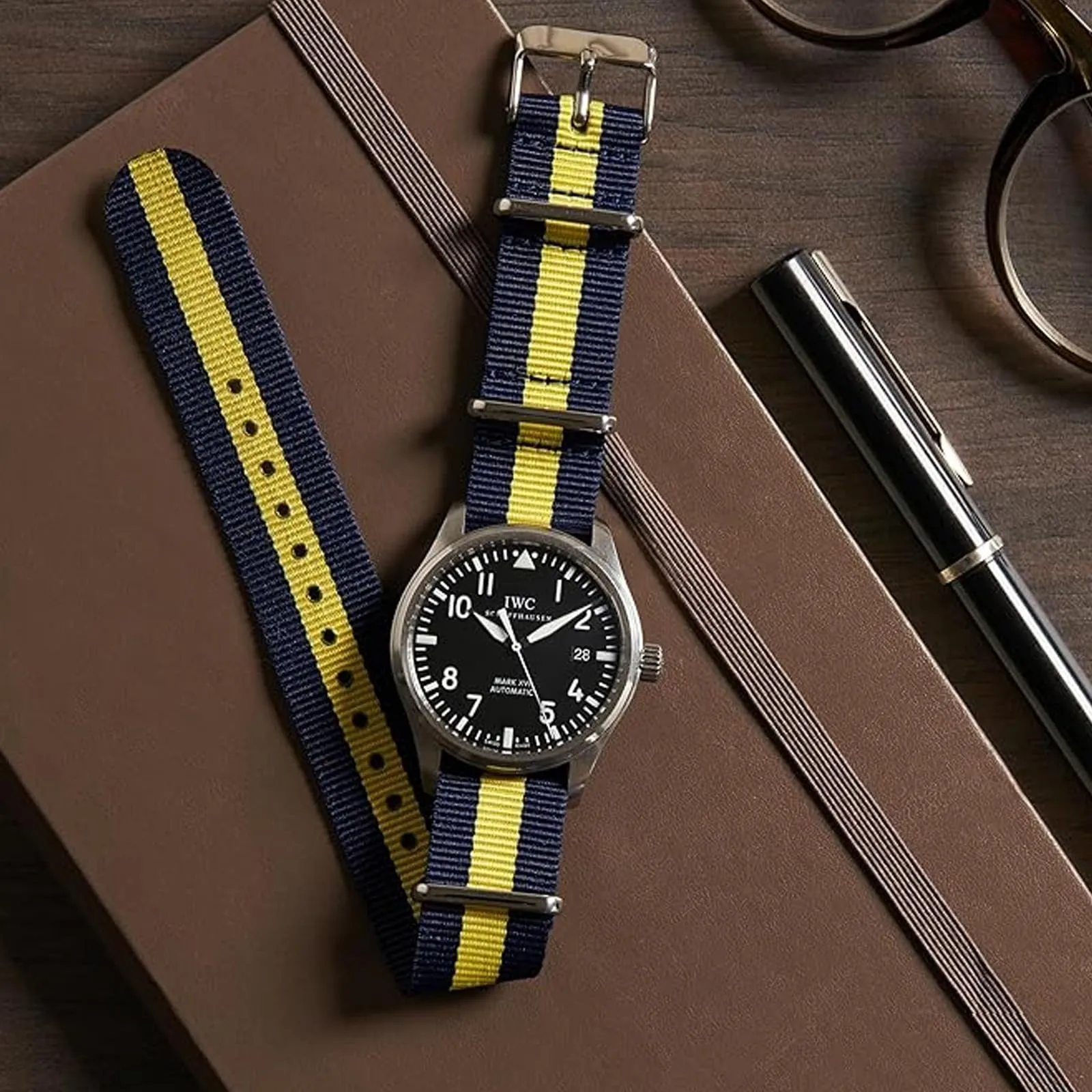 Natos.com - Cinturino NATO per Orologio in Nylon Militare G10, Uomo e Donna, Fibbia in Acciaio Inossidabile - 18mm 20mm 22mm - immagine 5