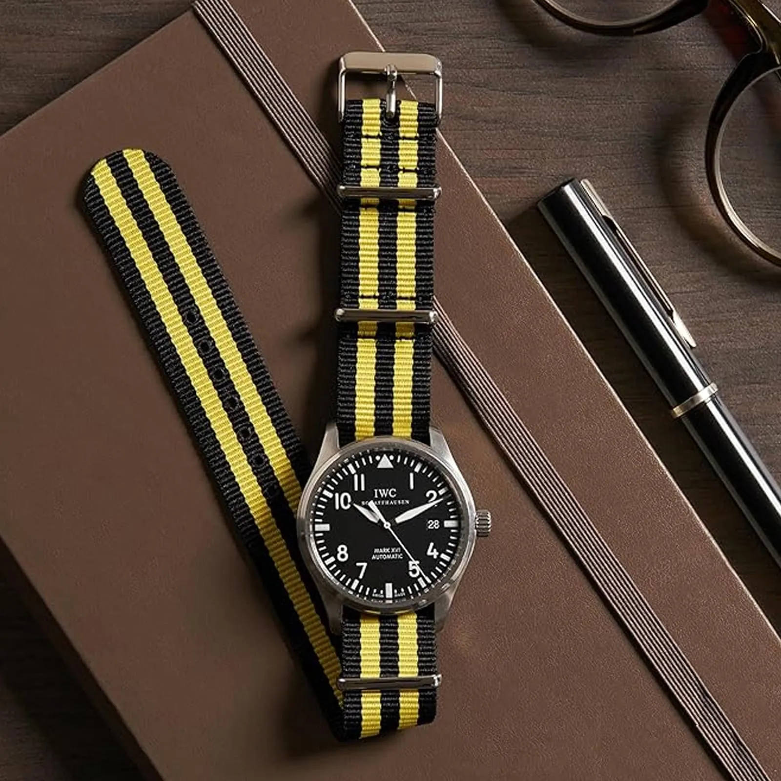 Natos.com - Cinturino NATO per Orologio in Nylon Militare G10, Uomo e Donna, Fibbia in Acciaio Inossidabile - 18mm 20mm 22mm - immagine 5