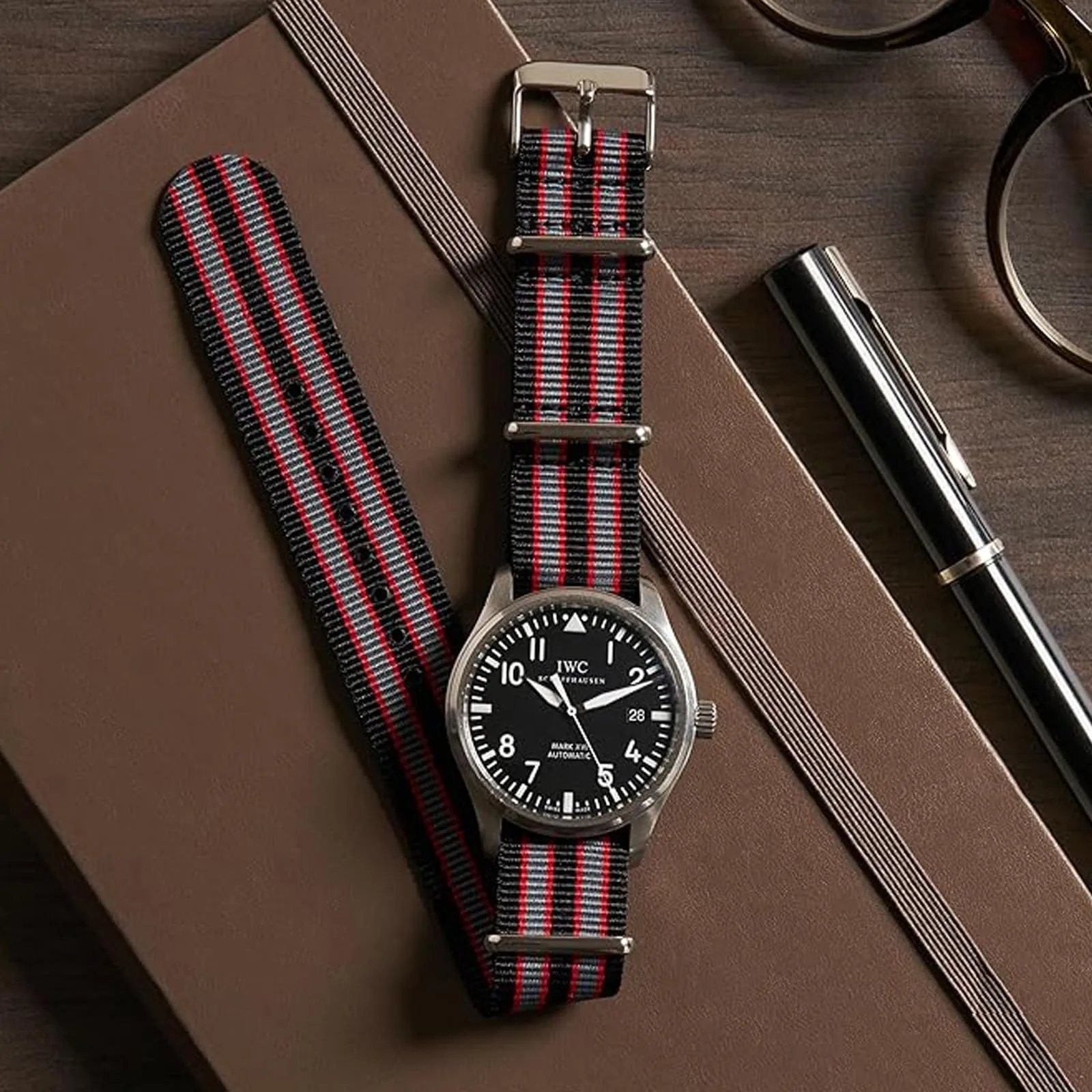 Natos.com - Cinturino NATO per Orologio in Nylon Militare G10, Uomo e Donna, Fibbia in Acciaio Inossidabile - 18mm 20mm 22mm - immagine 5