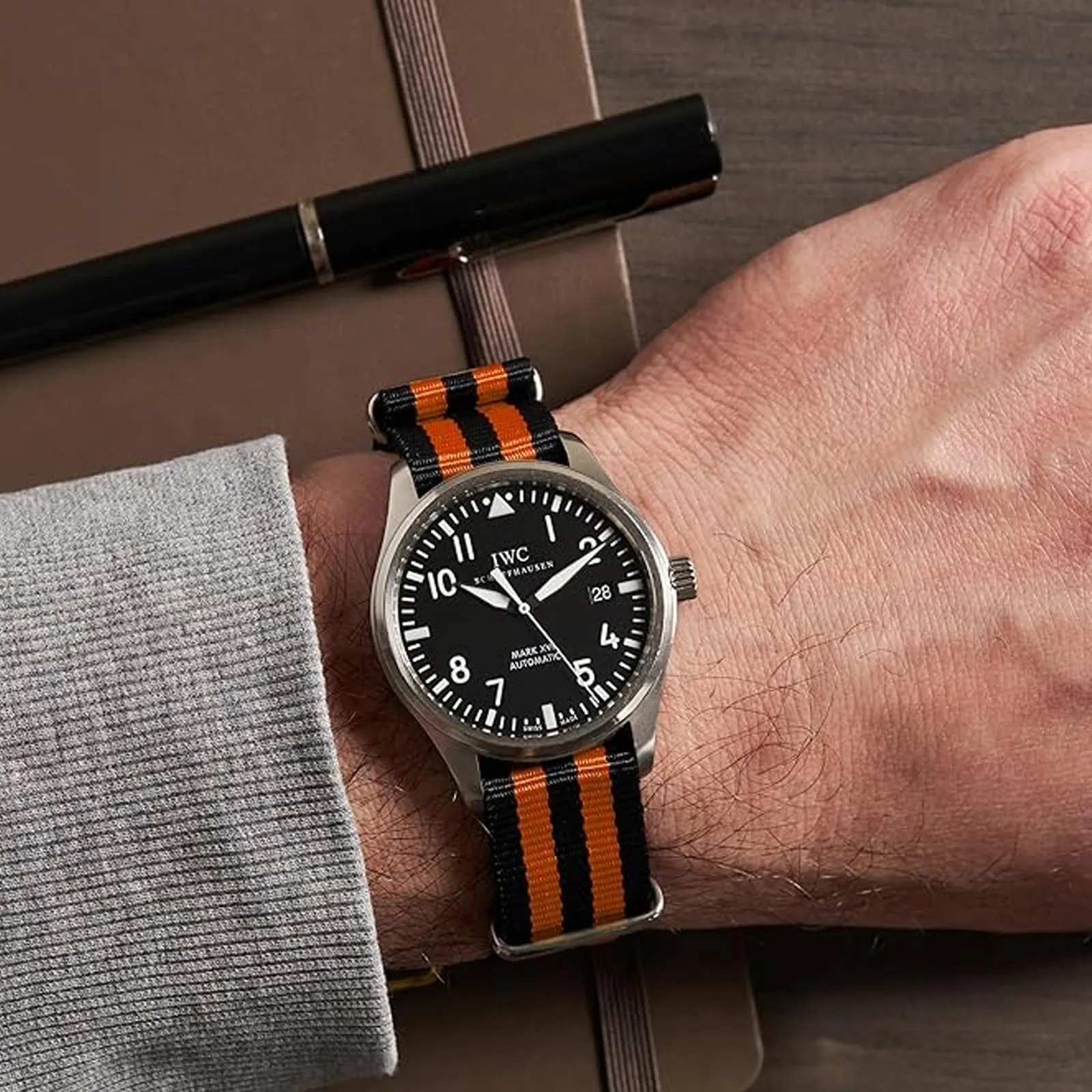 Natos.com - Cinturino NATO per Orologio in Nylon Militare G10, Uomo e Donna, Fibbia in Acciaio Inossidabile - 18mm 20mm 22mm - immagine 4