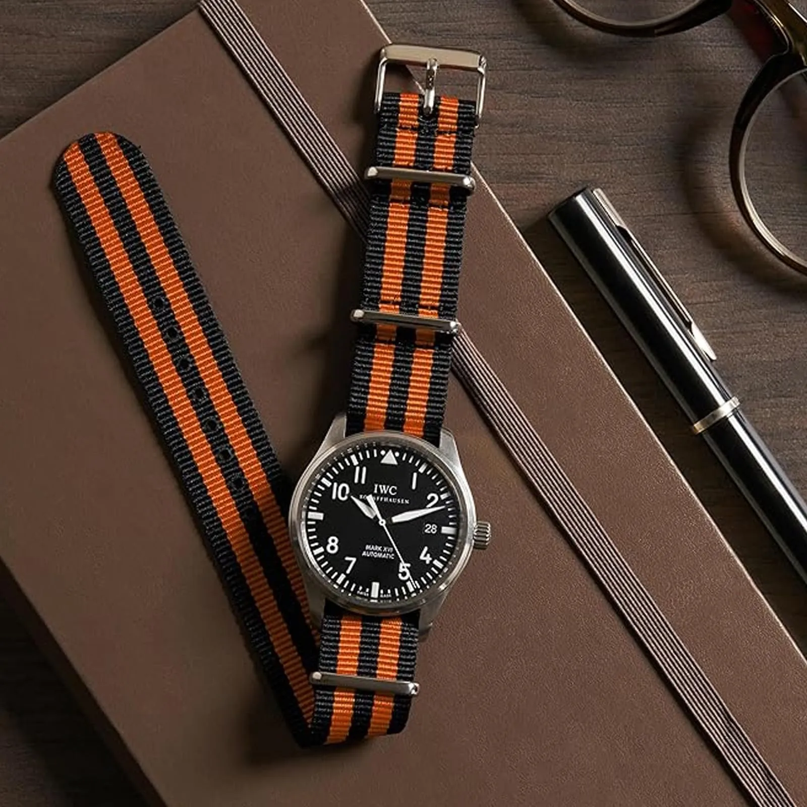 Natos.com - Cinturino NATO per Orologio in Nylon Militare G10, Uomo e Donna, Fibbia in Acciaio Inossidabile - 18mm 20mm 22mm - immagine 5