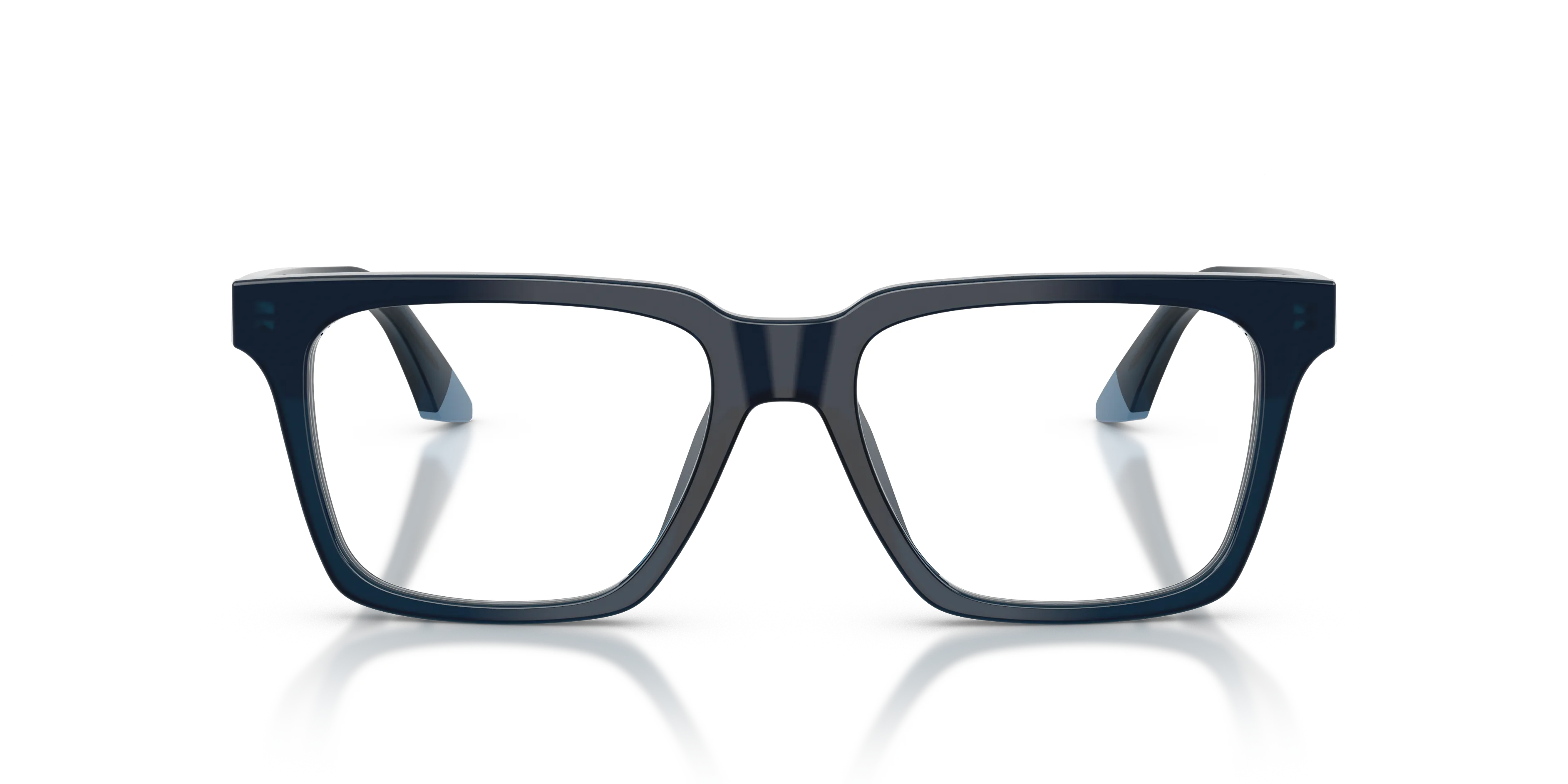 Emporio Armani EA3272U 6317 Montature da vista Acetato Blu Squadrata Normale - immagine 3