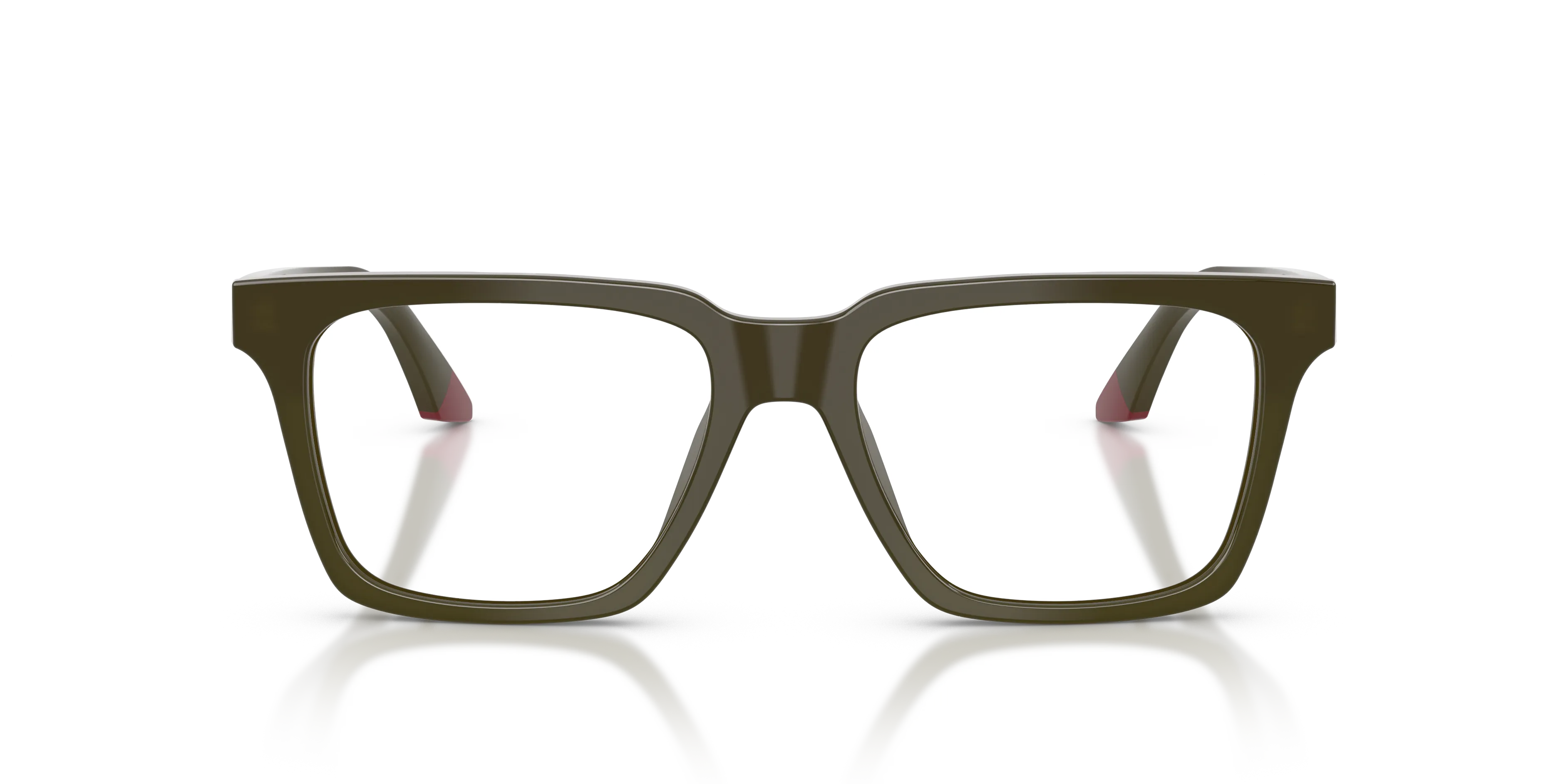 Emporio Armani EA3272U 6316 Montature da vista Acetato Verde Squadrata Normale - immagine 3
