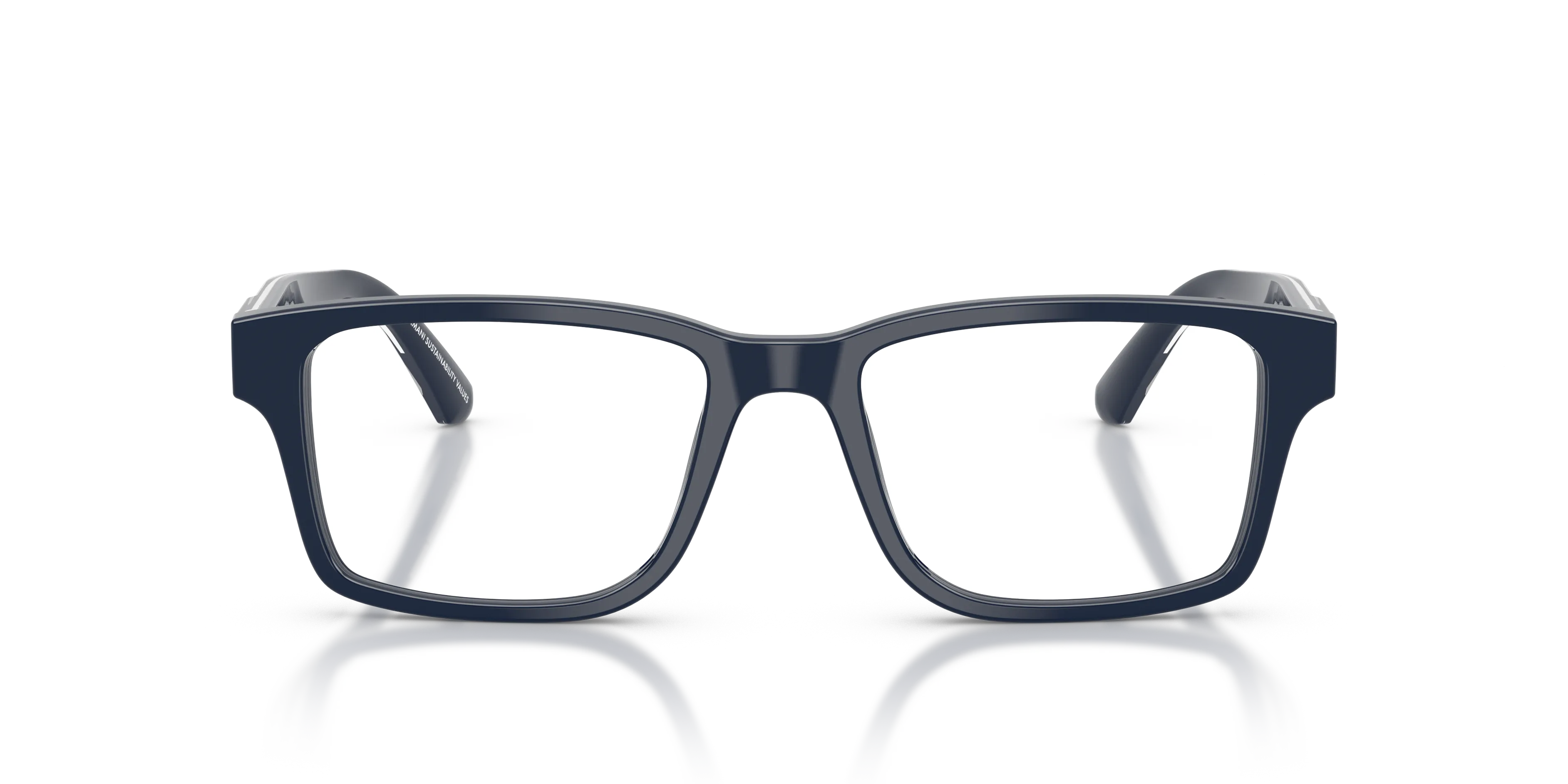 Emporio Armani EA3271 6039 Montature da vista Acetato Blu Squadrata Normale - immagine 3
