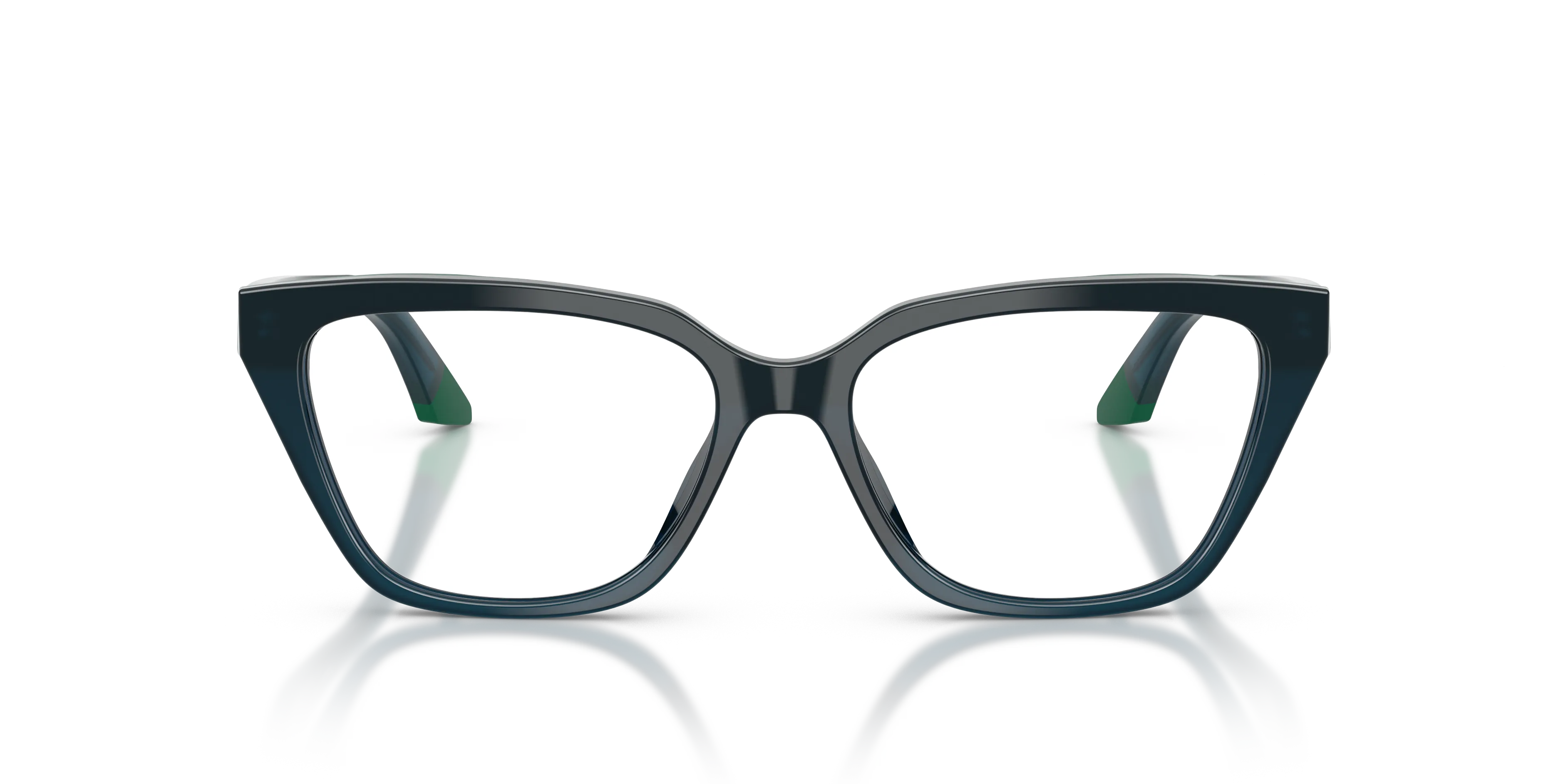 Emporio Armani EA3270U 6319 Montature da vista Acetato Blu Cat Eye Normale - immagine 3