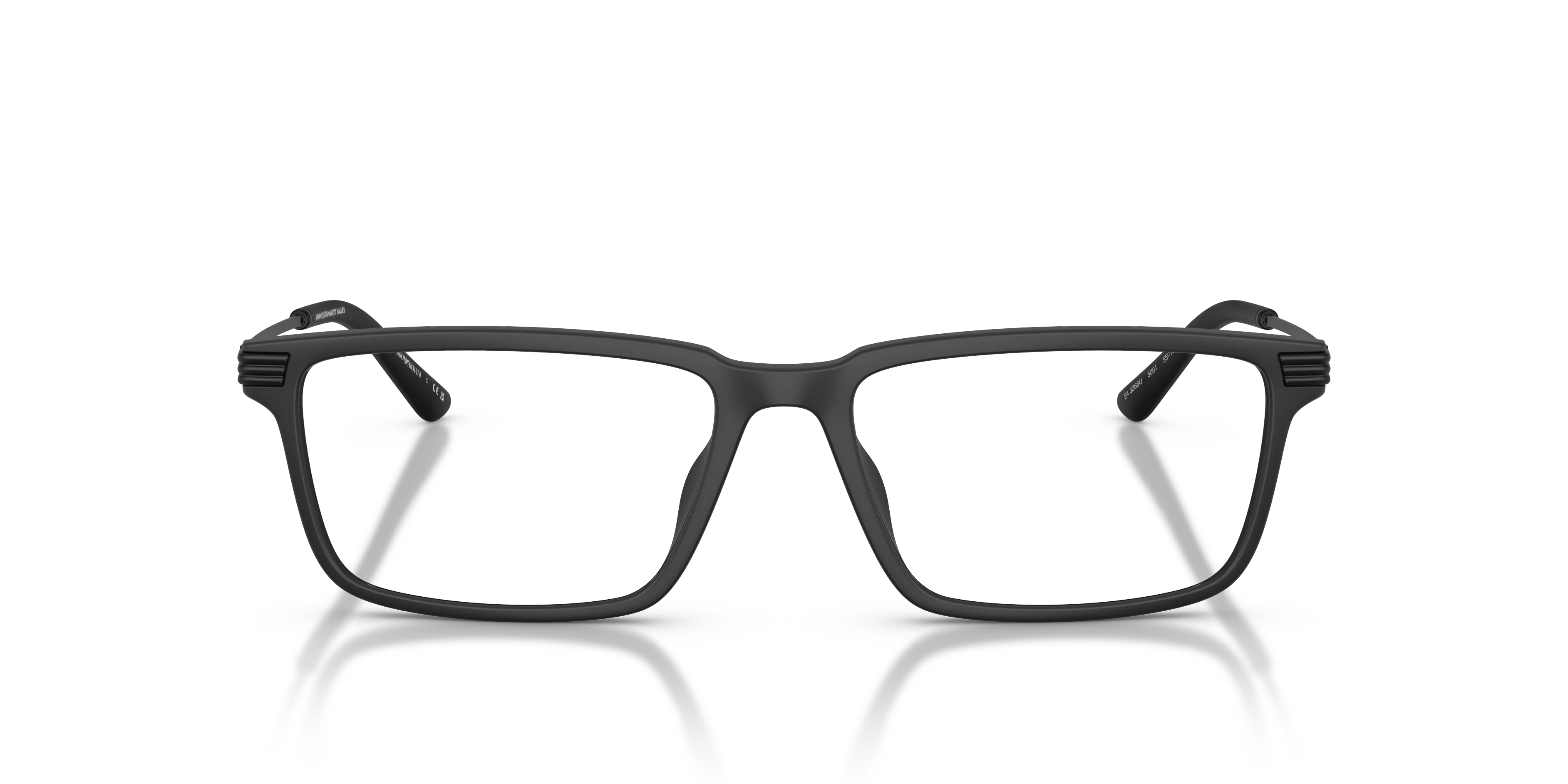 Emporio Armani EA3268U 5001 Montature da vista Iniettato Nero Squadrata Normale - immagine 3