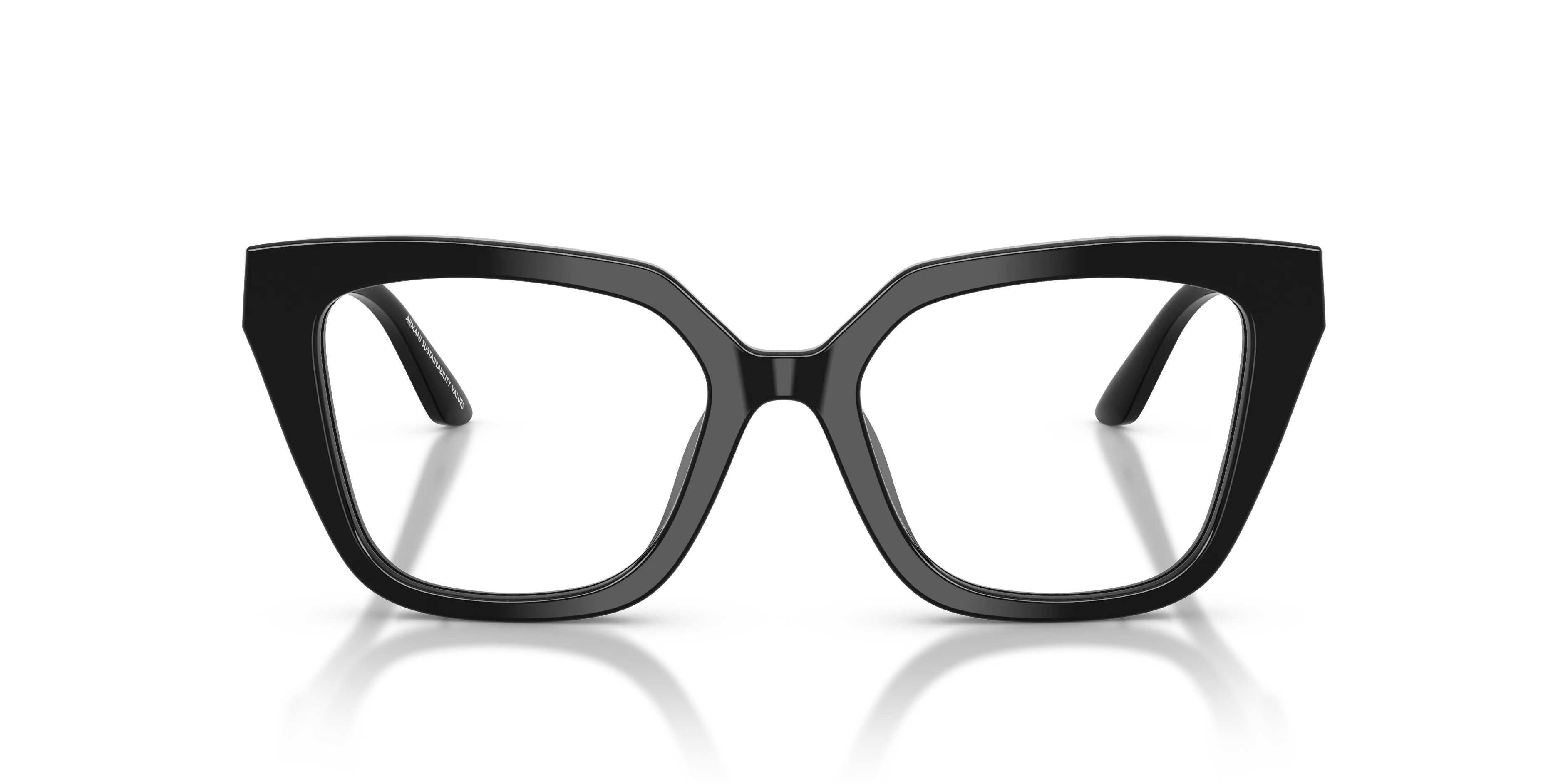 Emporio Armani EA3267U 5017 Montature da vista Acetato Nero Cat Eye Normale - immagine 3