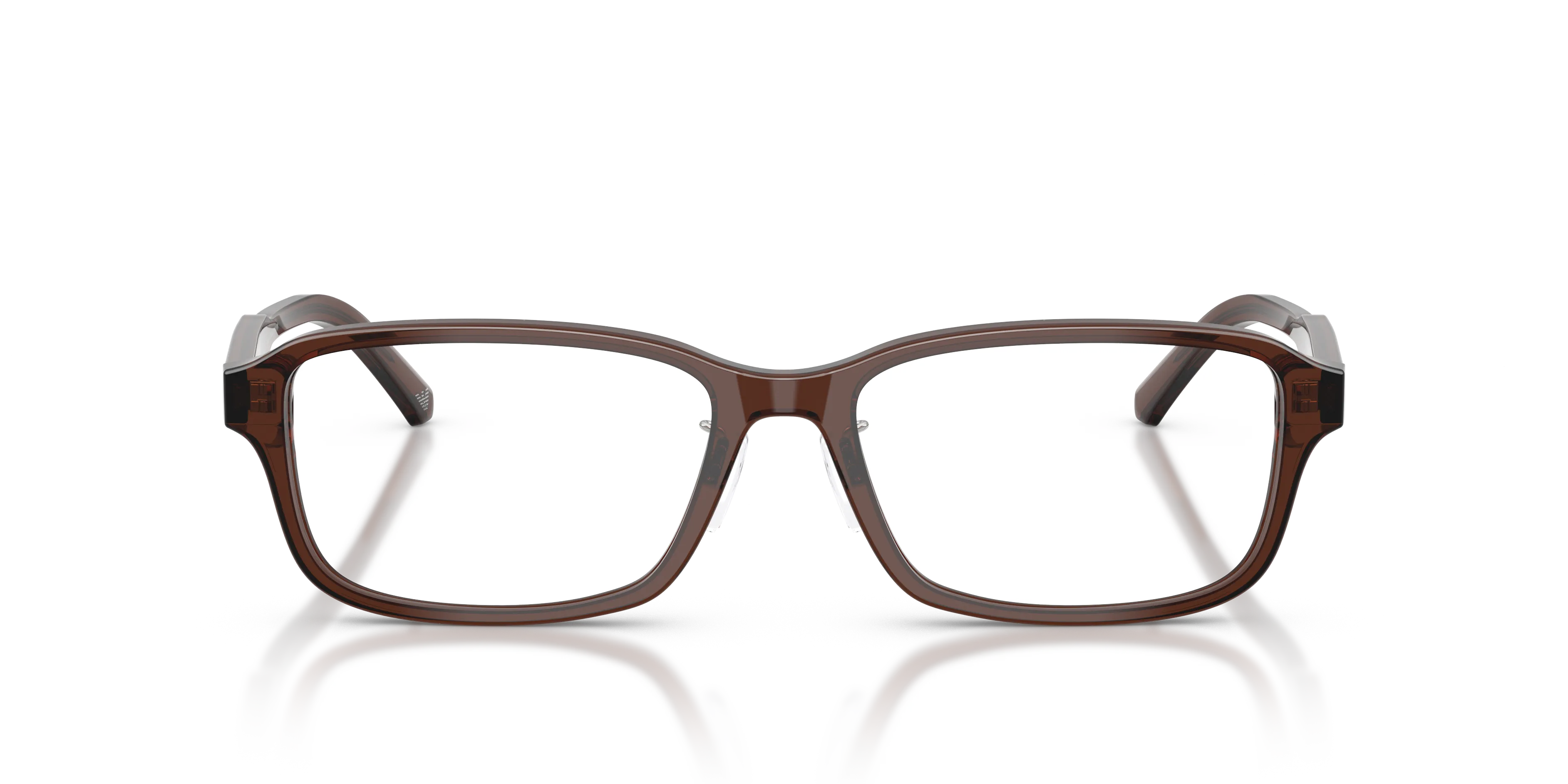 Emporio Armani EA3215D 5307 Montature da vista Acetato Marrone Pillow Normale - immagine 3