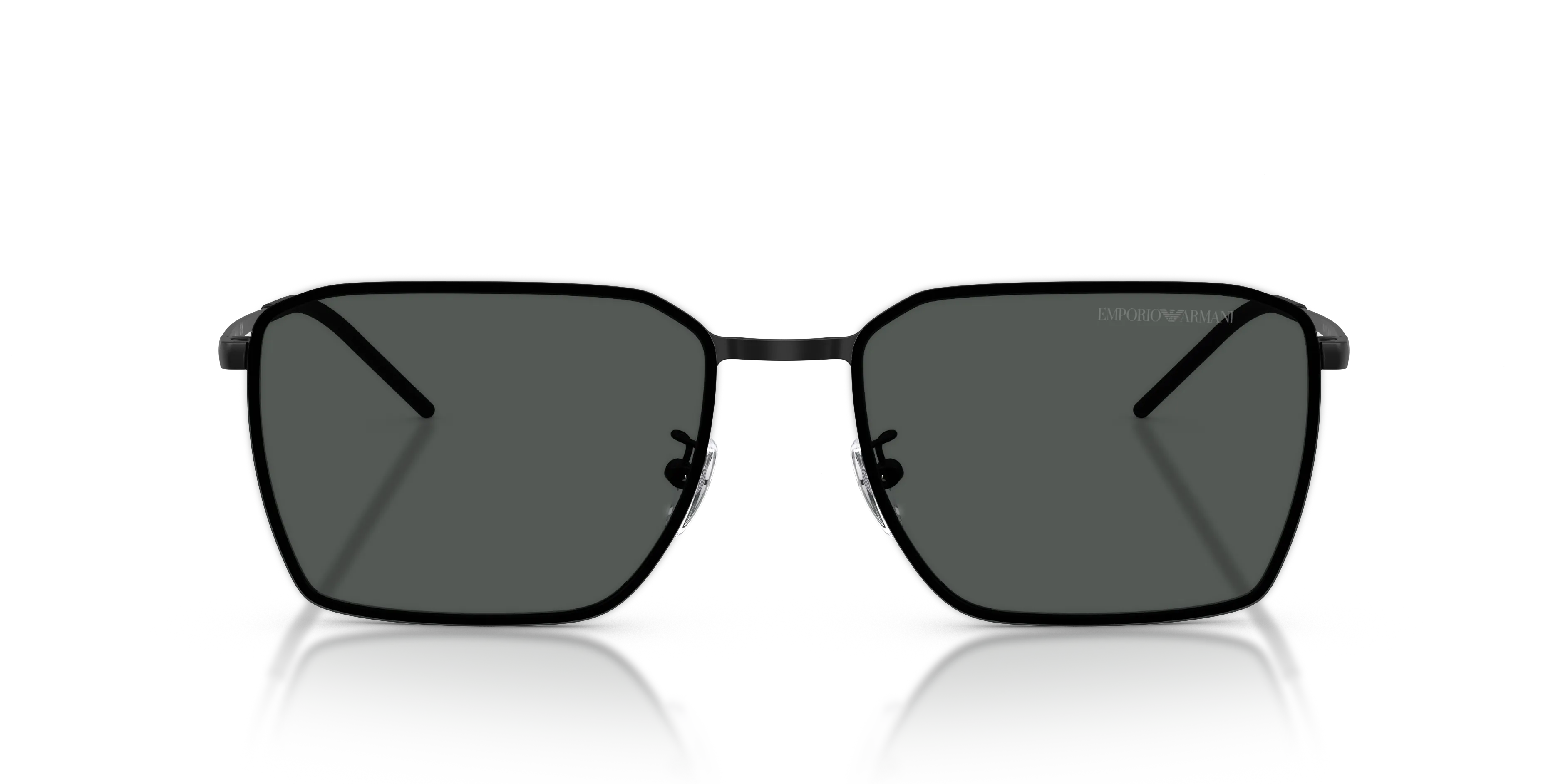 Emporio Armani EA2172D 300187 Occhiali da sole Metallo Nero Grigio Squadrata Normale - immagine 3
