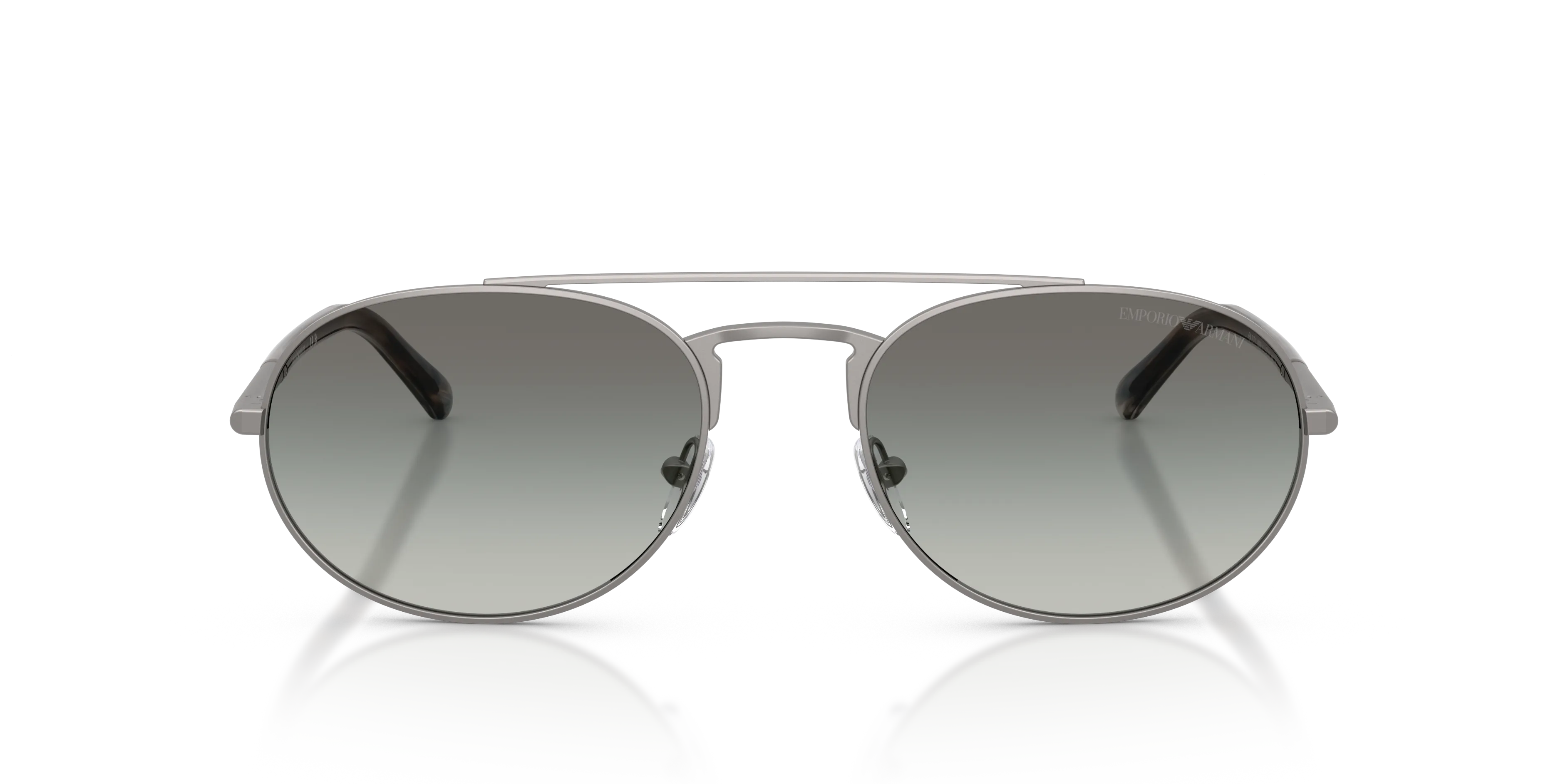 Emporio Armani EA2171 300311 Occhiali da sole Metallo Grigio Grigio Pilot Normale Sfumato - immagine 3