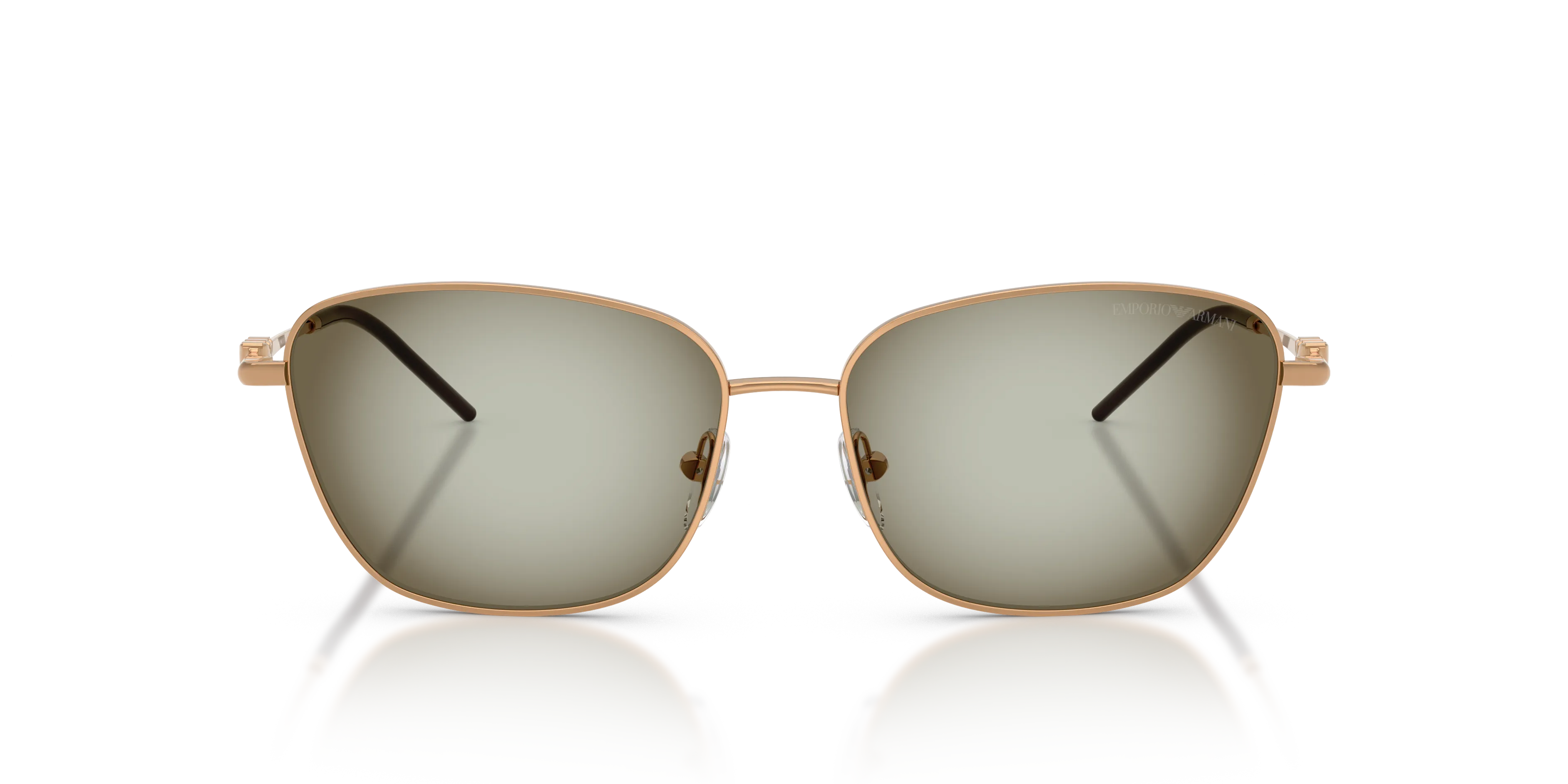 Emporio Armani EA2170 342713 Occhiali da sole Metallo Marrone Verde Geometrica Normale Sfumato - immagine 3