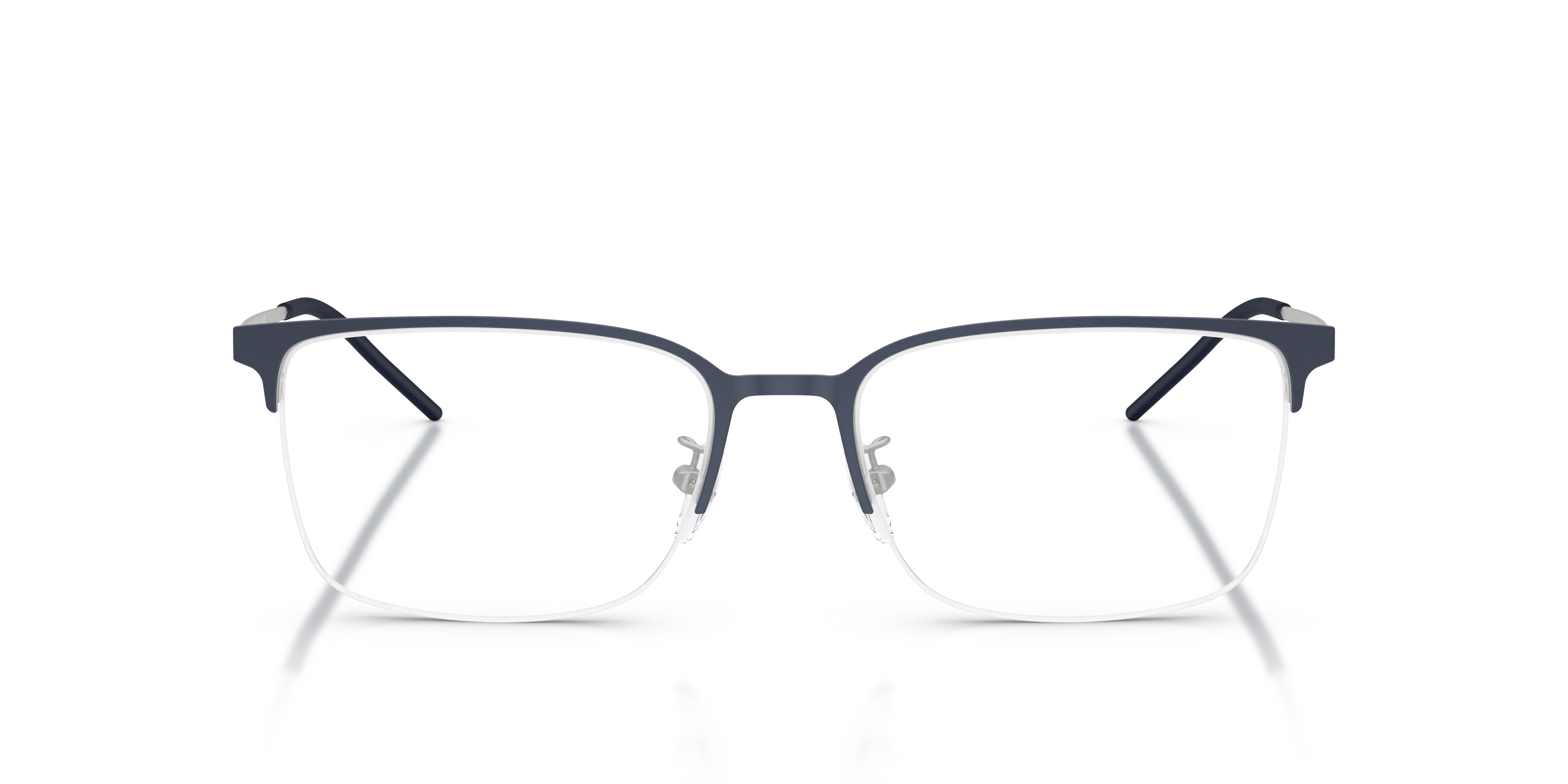 Emporio Armani EA1179D 3018 Montature da vista Metallo Blu Geometrica Normale - immagine 3