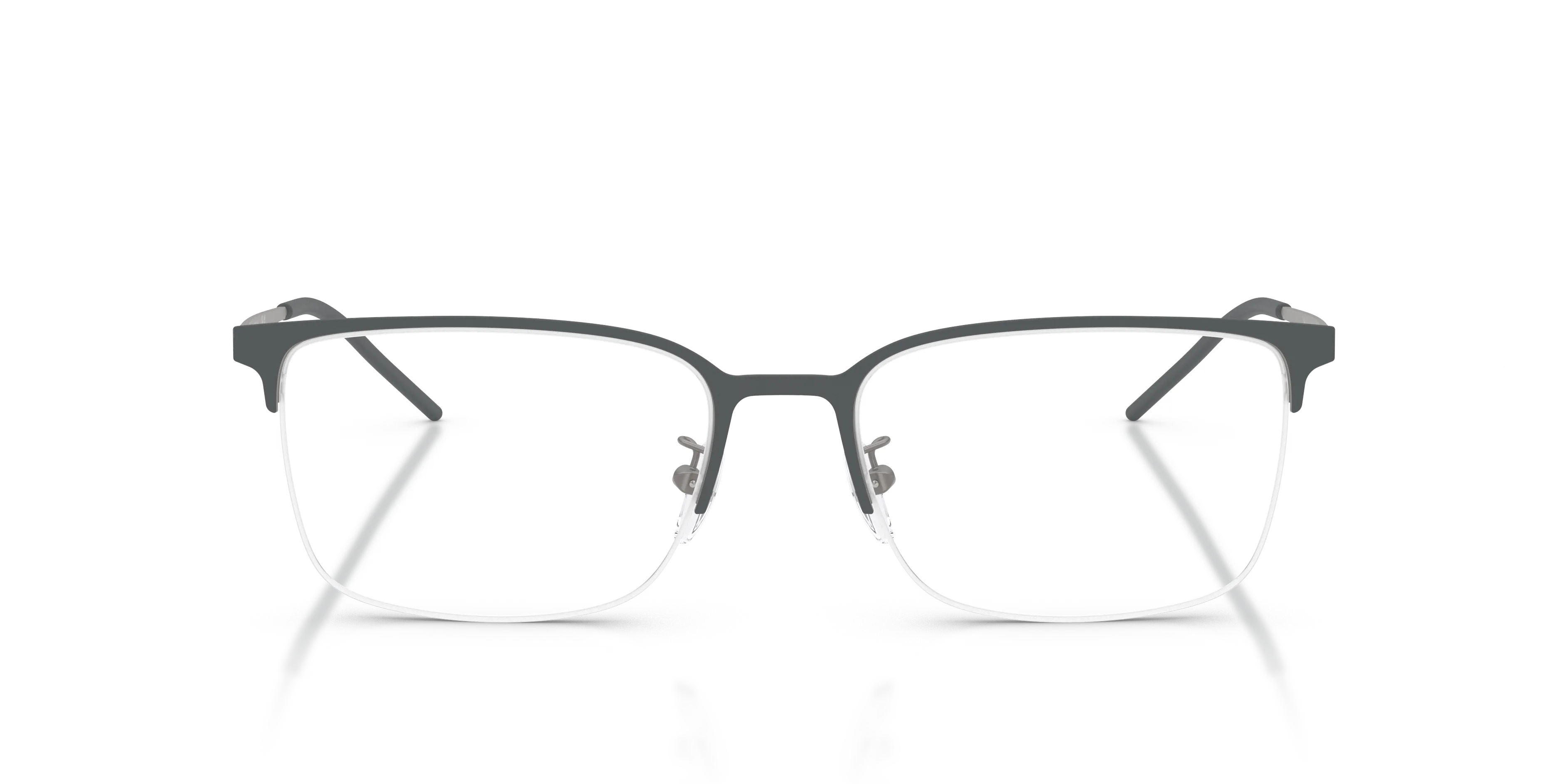 Emporio Armani EA1179D 3010 Montature da vista Metallo Grigio Geometrica Normale - immagine 3