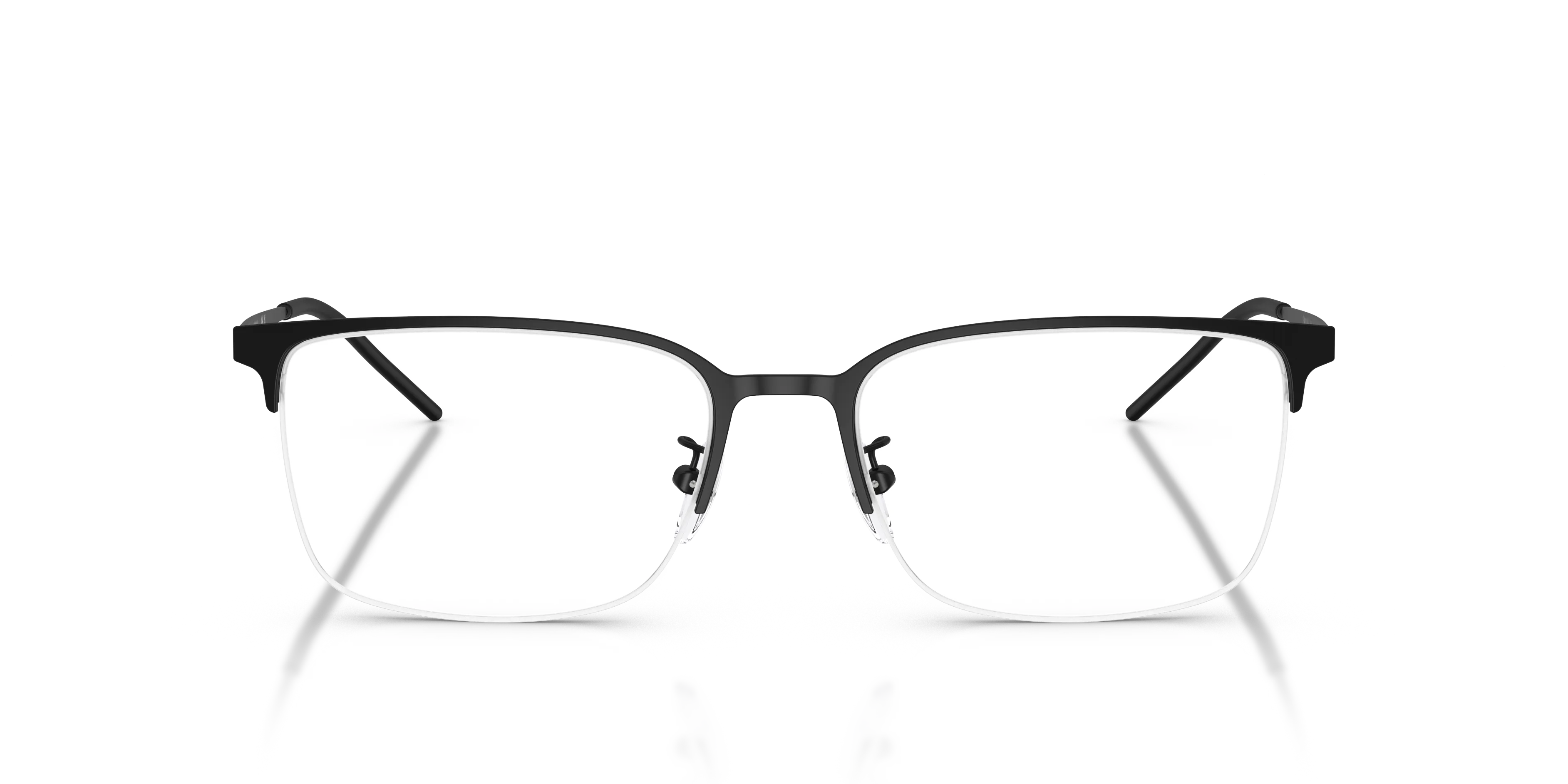 Emporio Armani EA1179D 3001 Montature da vista Metallo Nero Geometrica Normale - immagine 3