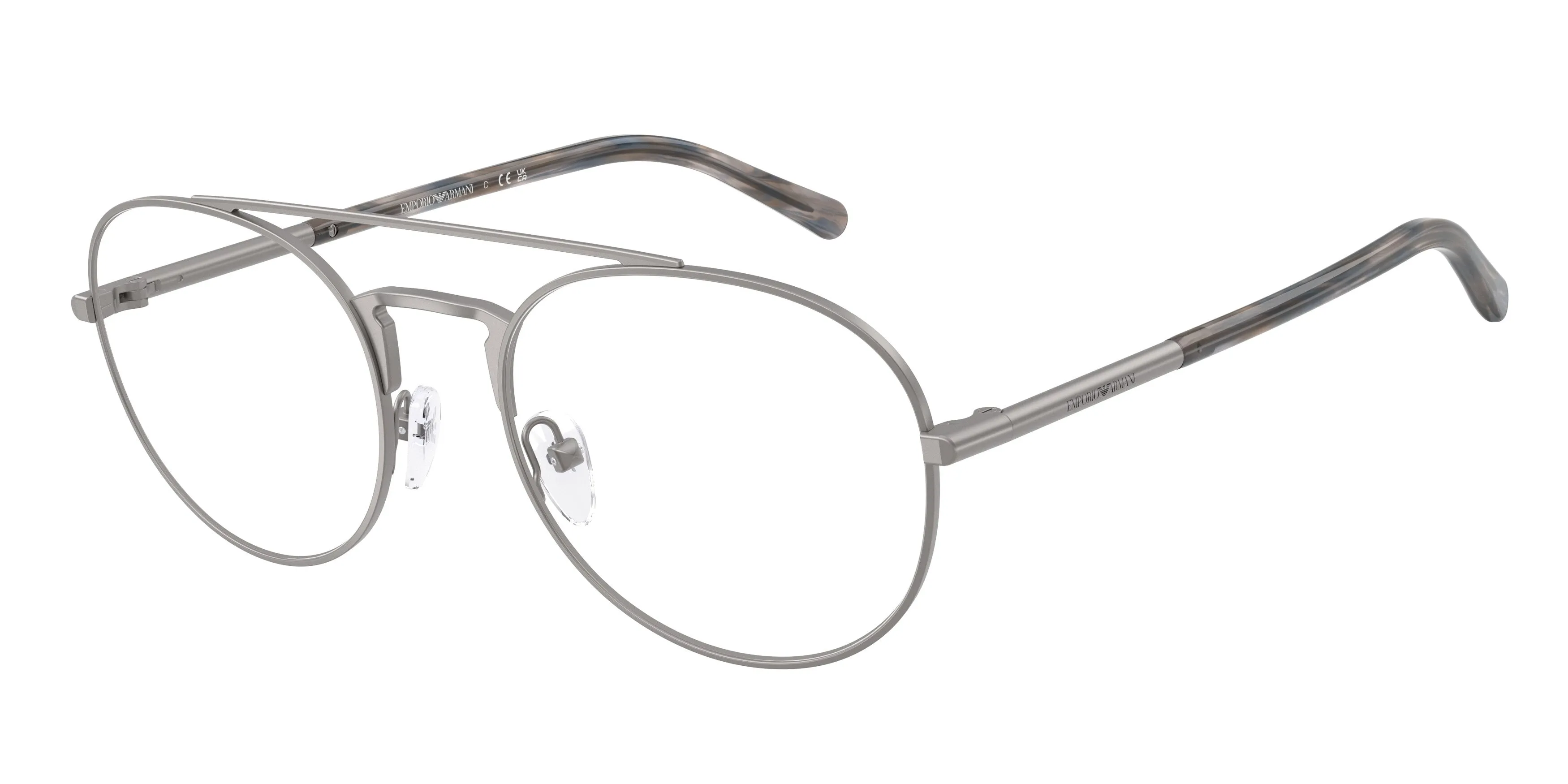 Emporio Armani EA1178 3003 Montature da vista Metallo Grigio Pilot Normale - immagine 1
