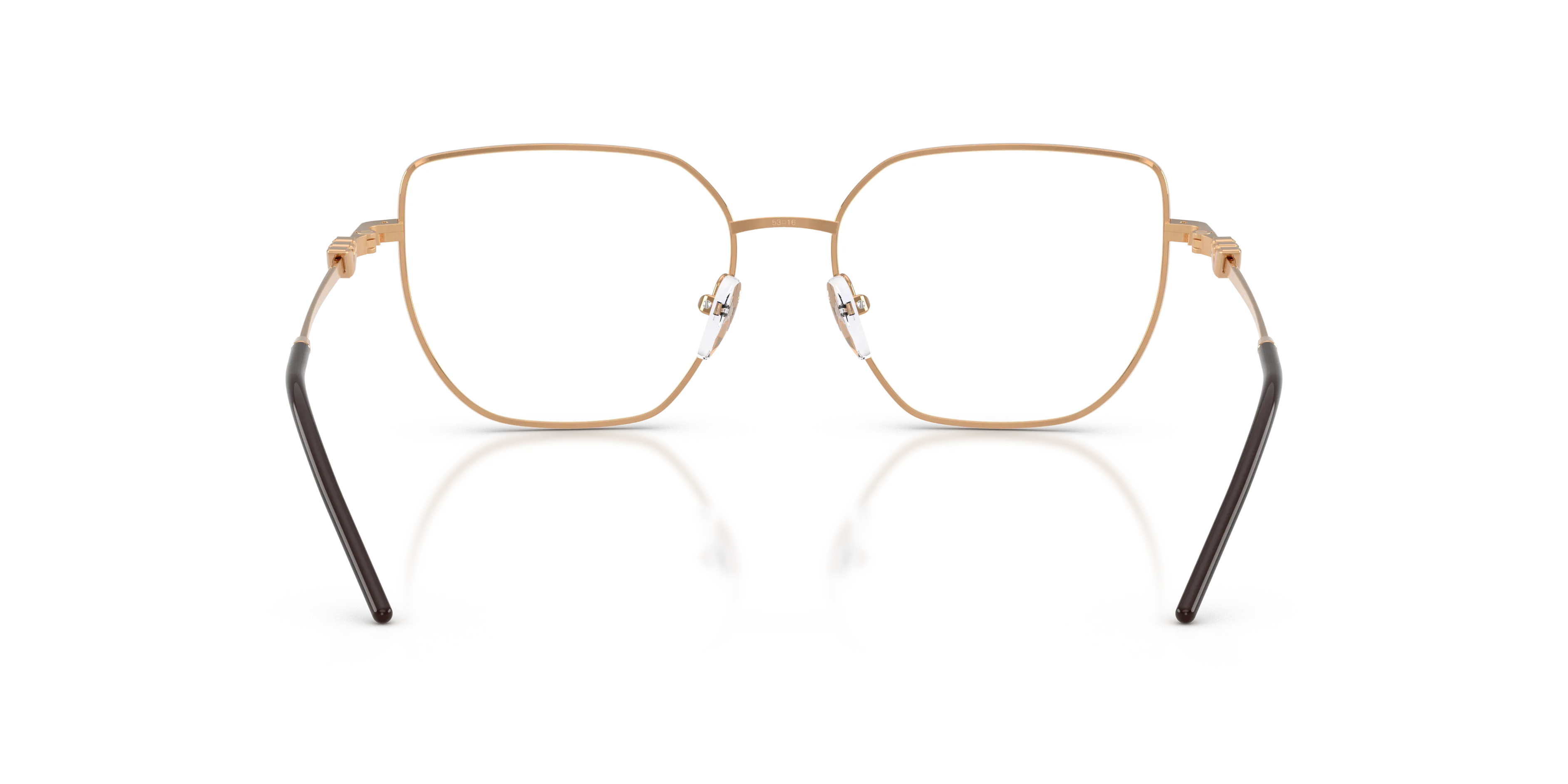 Emporio Armani EA1176 3427 Montature da vista Metallo Marrone Geometrica Normale - immagine 4