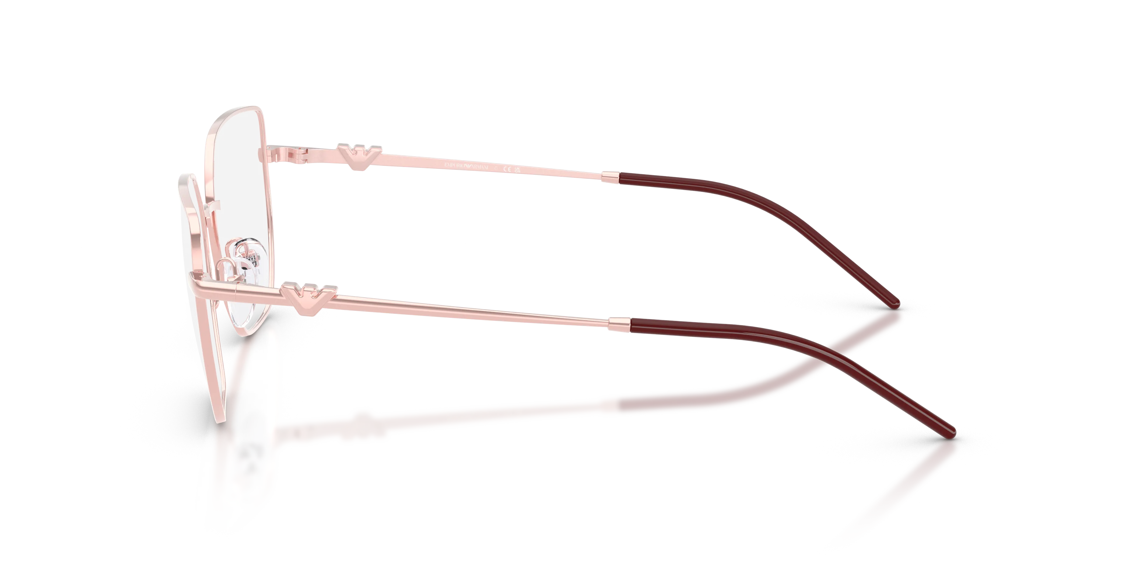 Emporio Armani EA1176 3426 Montature da vista Metallo Rosa Geometrica Normale - immagine 4