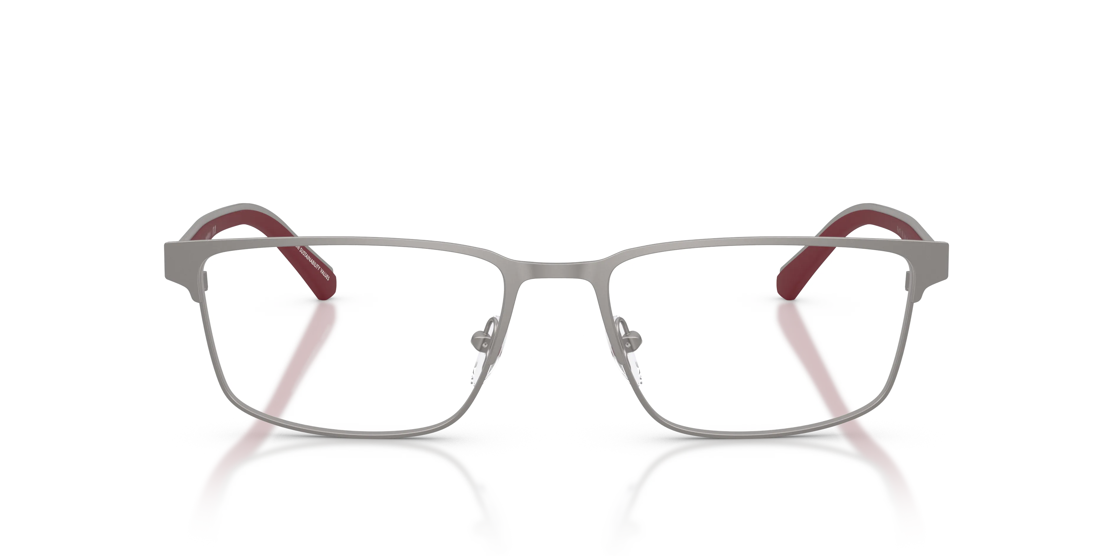Emporio Armani EA1175 3032 Montature da vista Metallo Grigio Squadrata Normale - immagine 3