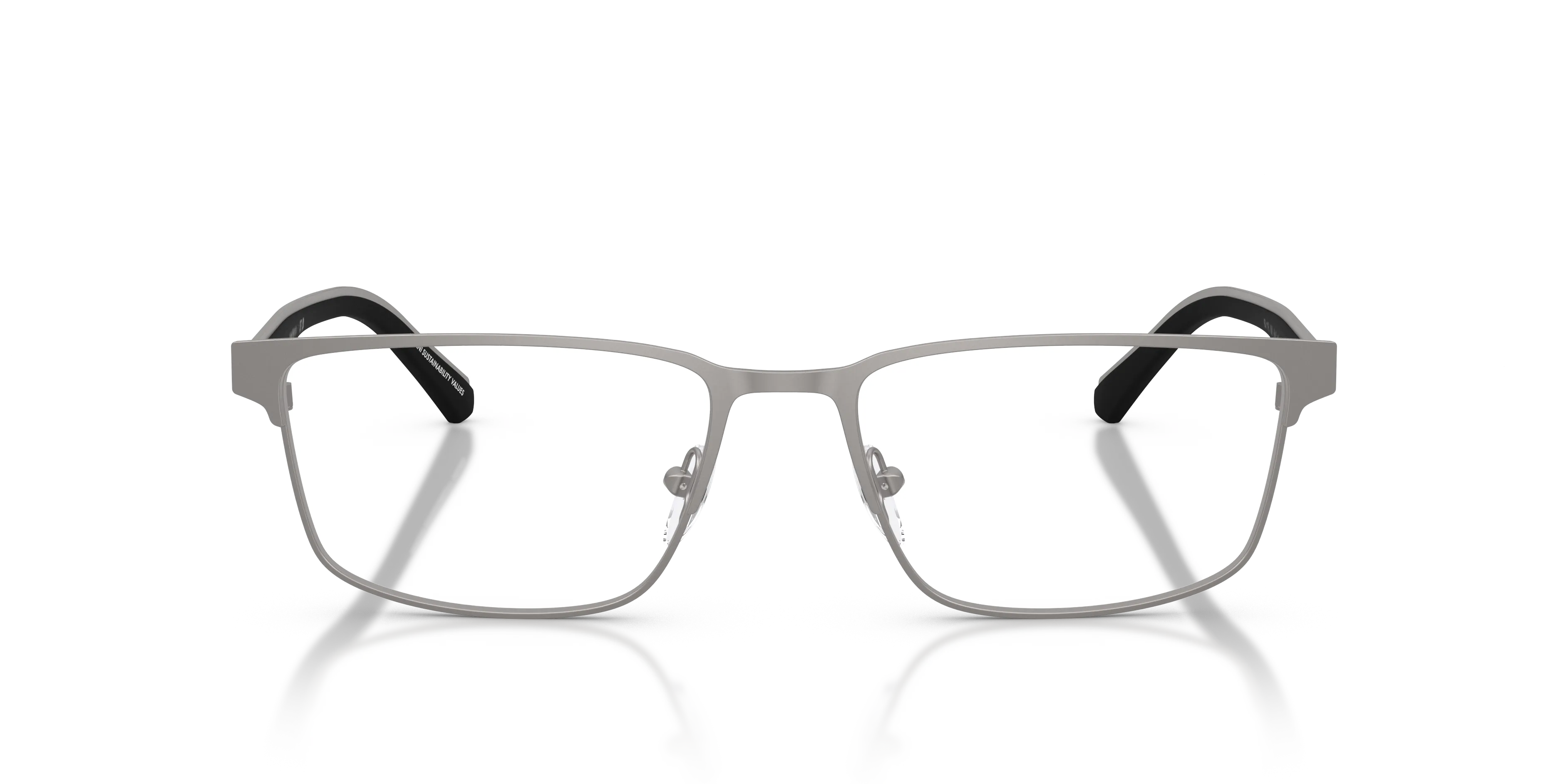 Emporio Armani EA1175 3003 Montature da vista Metallo Grigio Squadrata Normale - immagine 3