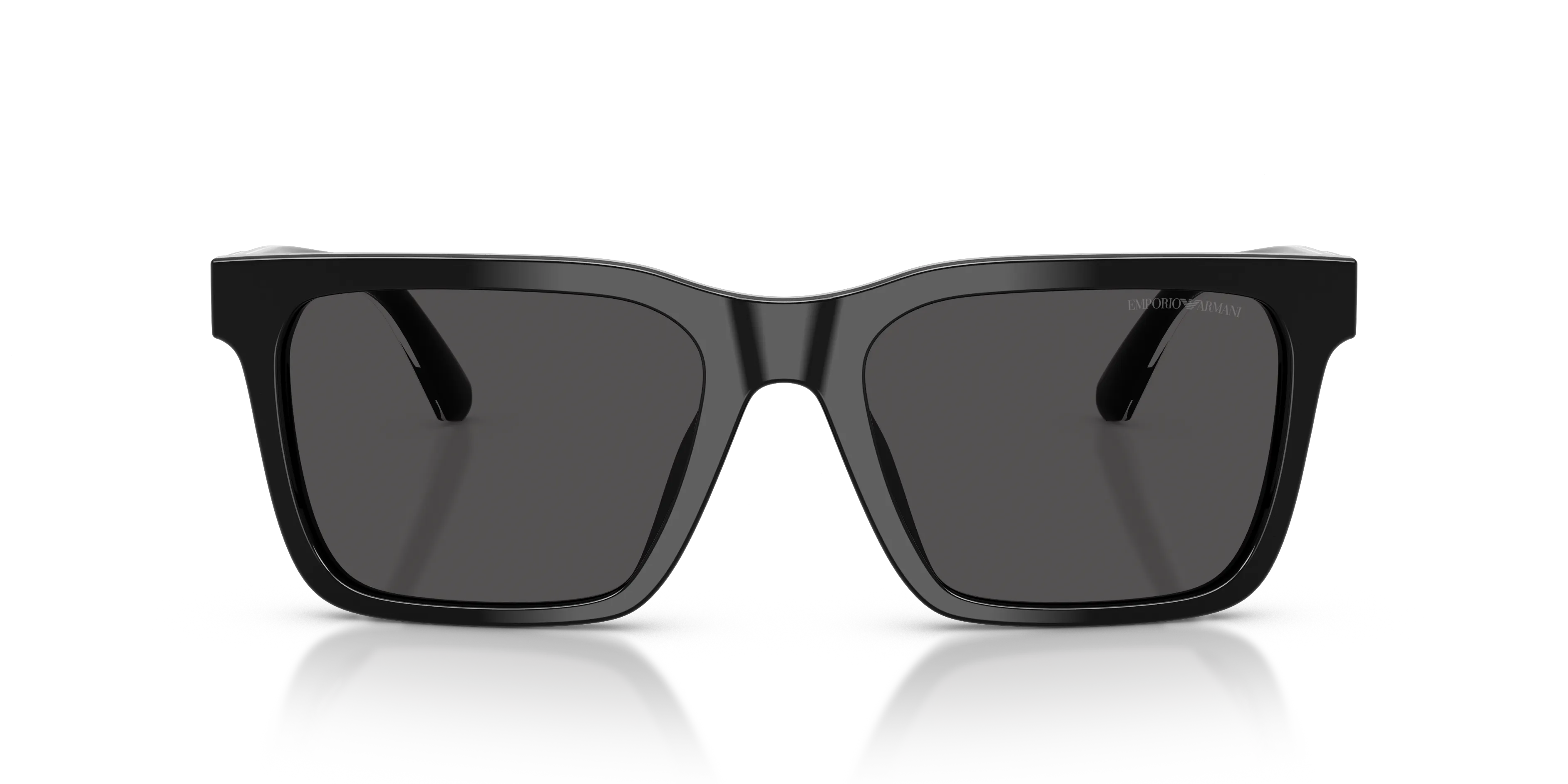 Emporio Armani EA4262U 501787 Occhiali da sole Acetato Nero Grigio Squadrata Normale - immagine 3