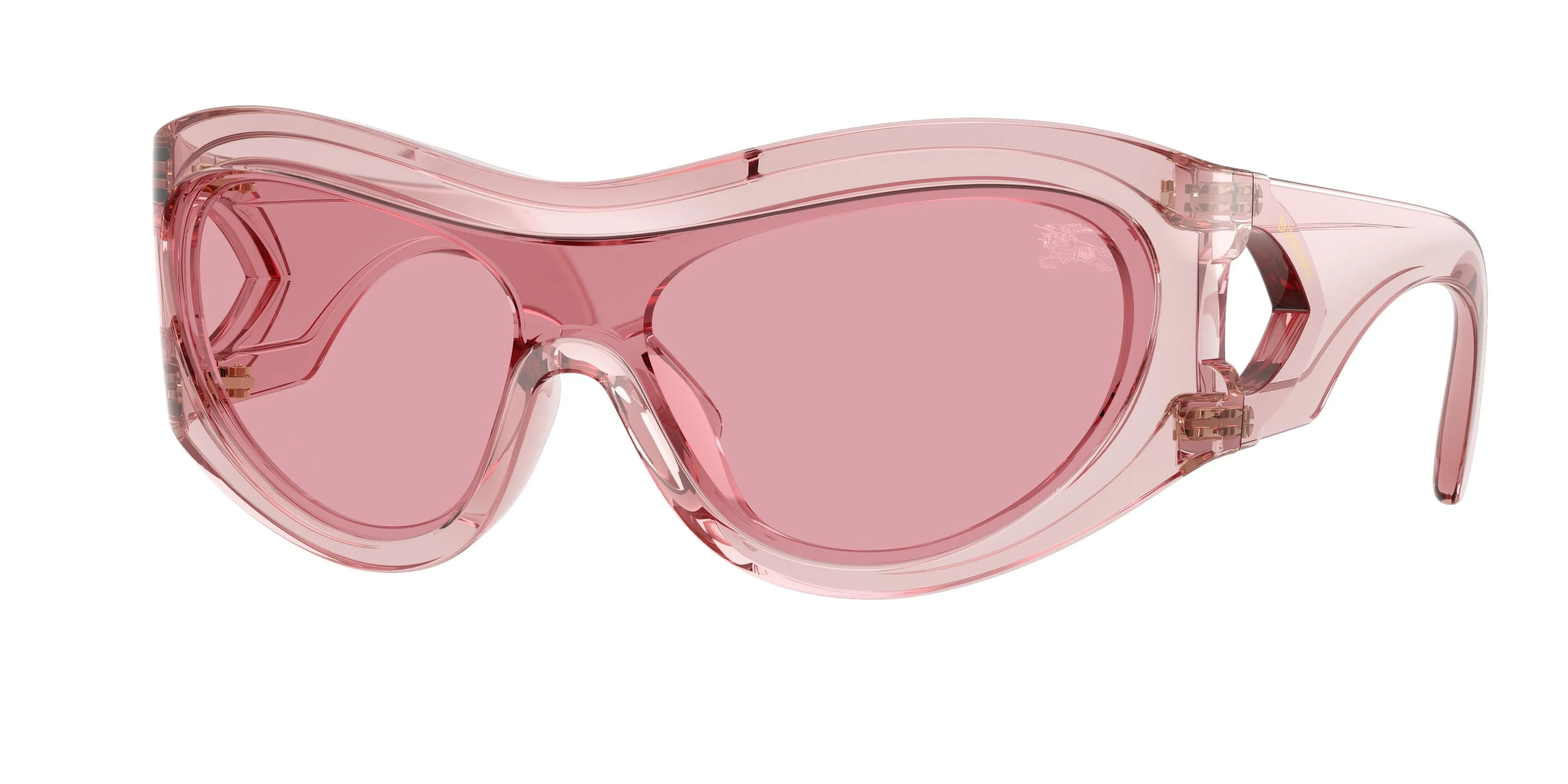 Burberry BE4465 4154/5 Occhiali da sole Iniettato Rosa Rosa Geometrica Normale - immagine 1