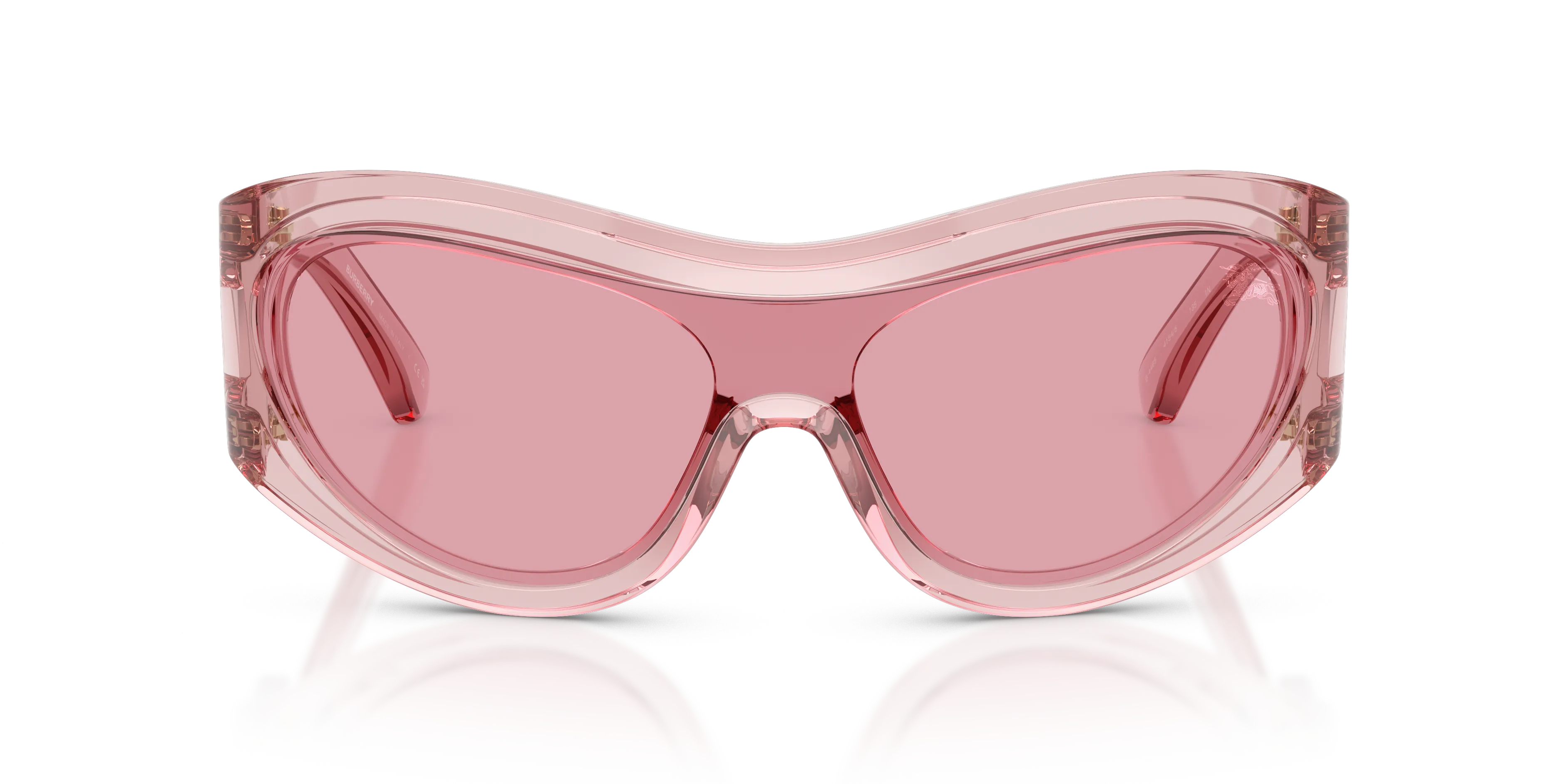Burberry BE4465 4154/5 Occhiali da sole Iniettato Rosa Rosa Geometrica Normale - immagine 3