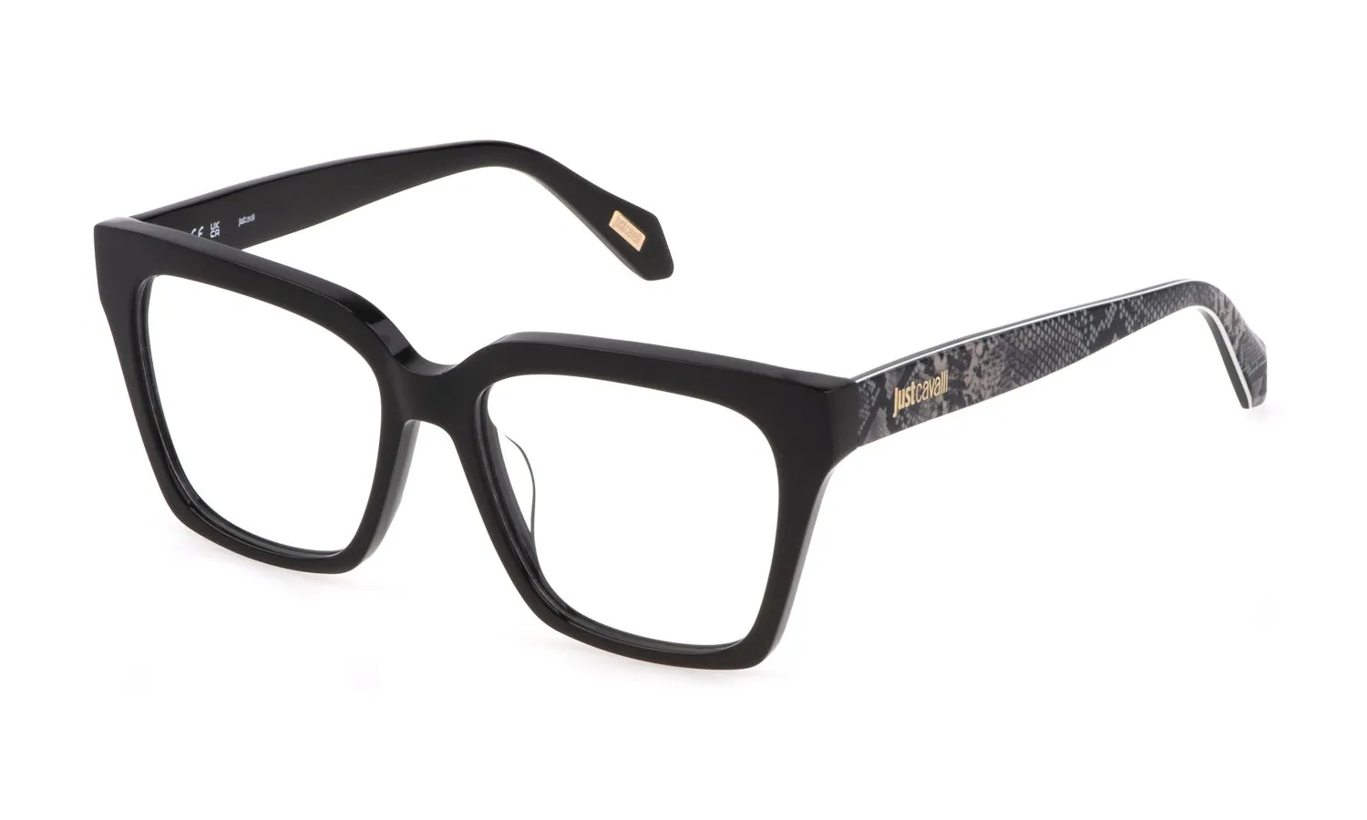 Just Cavalli VJC002 700Y Montature da vista Acetato Nero Squadrata - immagine 1