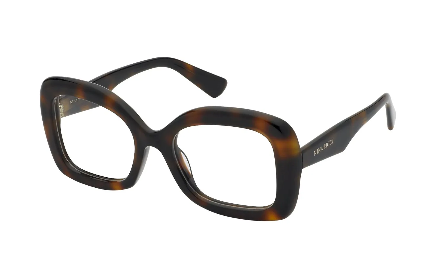 Nina Ricci VNR383 752 Montature da vista Acetato Havana Squadrata - immagine 1