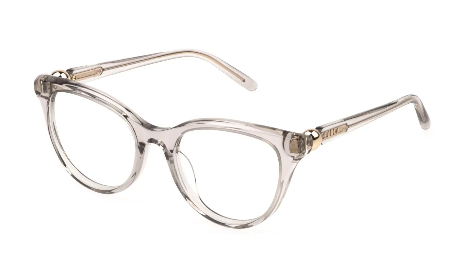Furla VFU877 04G0 Montature da vista Acetato Grigio Farfalla - immagine 1