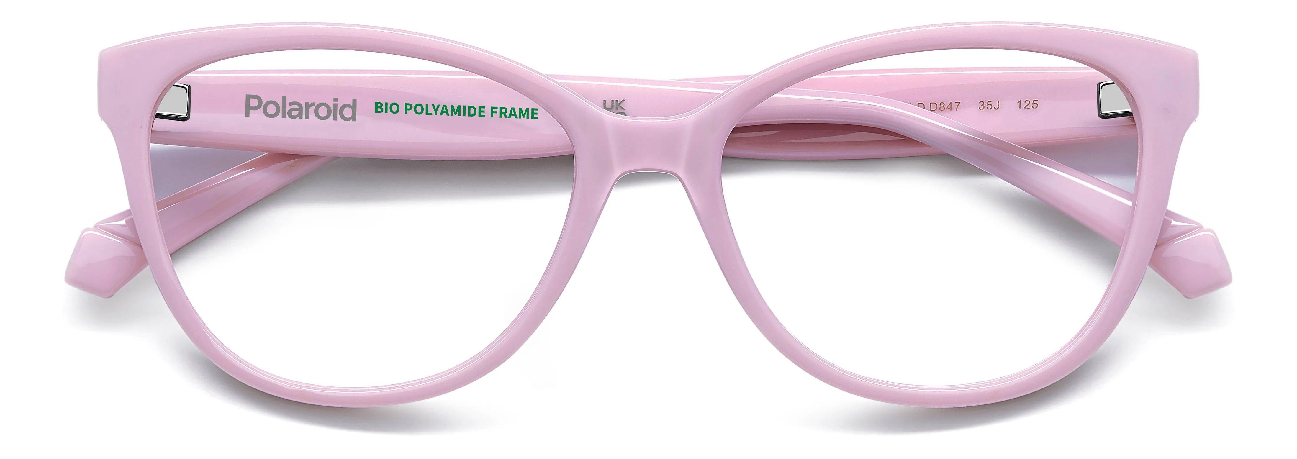 Polaroid PLD D847 35J Montature da vista bambino Eco-poliammide Rosa Cat Eye Normale - immagine 3