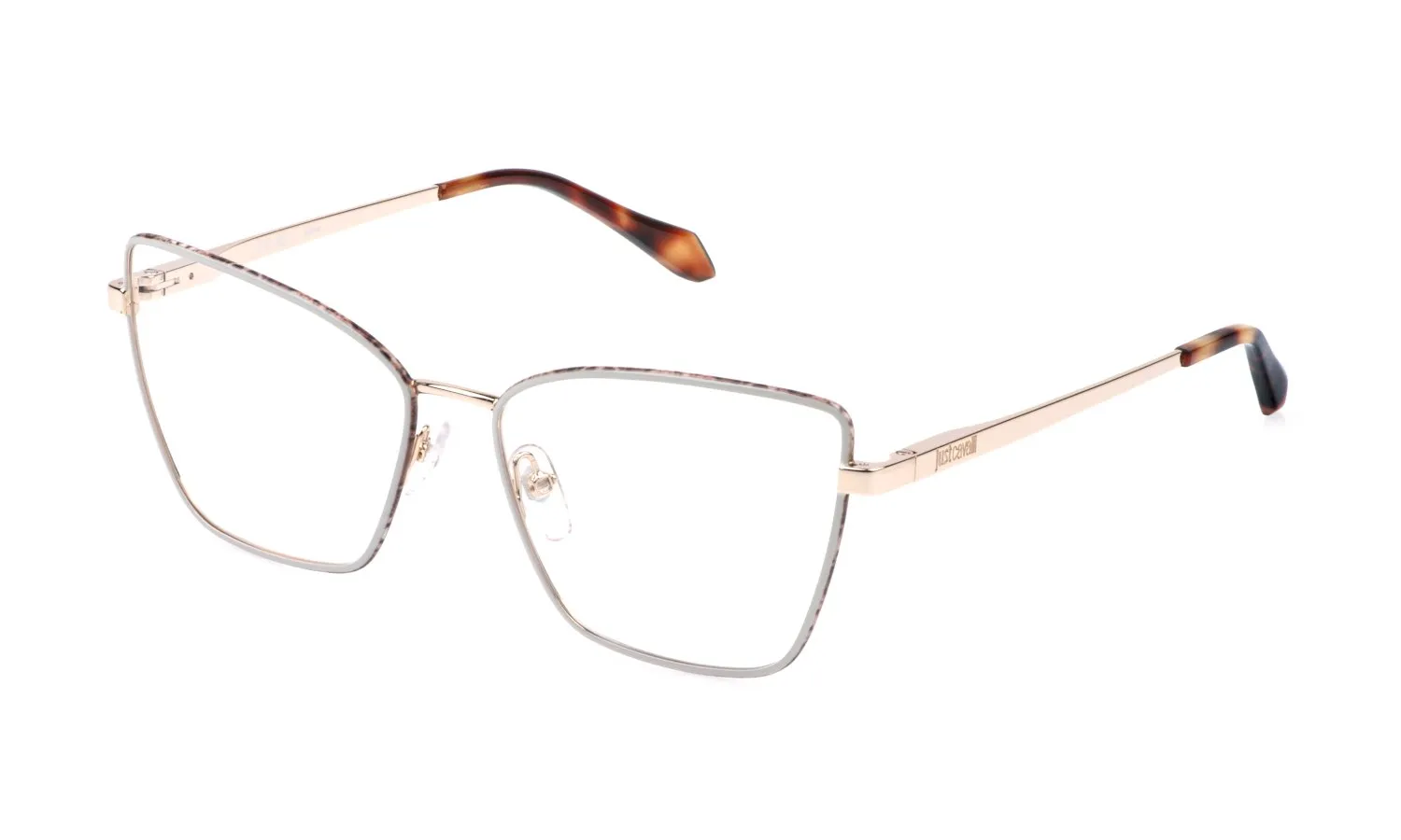 Just Cavalli VJC133 8MZY Montature da vista Metallo Oro Squadrata - immagine 1