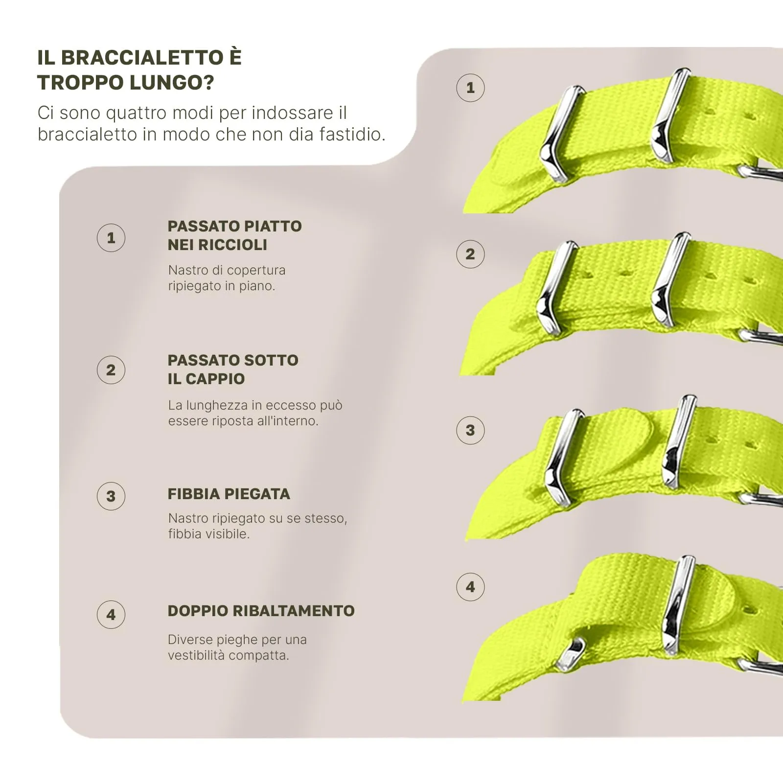 Natos.com - Cinturino NATO per Orologio in Nylon Militare G10, Uomo e Donna, Fibbia in Acciaio Inossidabile - 22mm - immagine 8