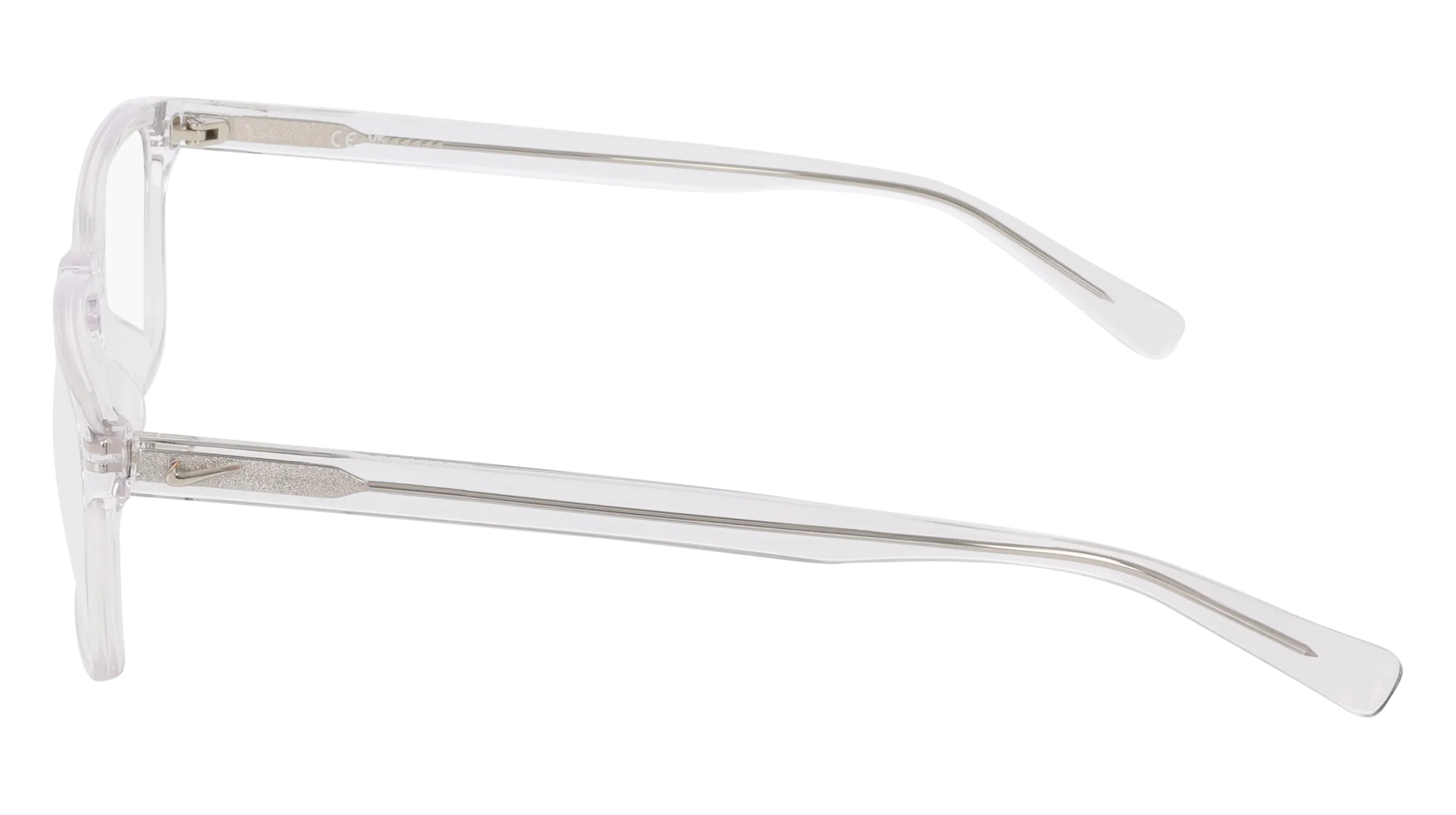 Nike NIKE 1001 900 Montature da vista Acetato Trasparente Squadrata Normale - immagine 3
