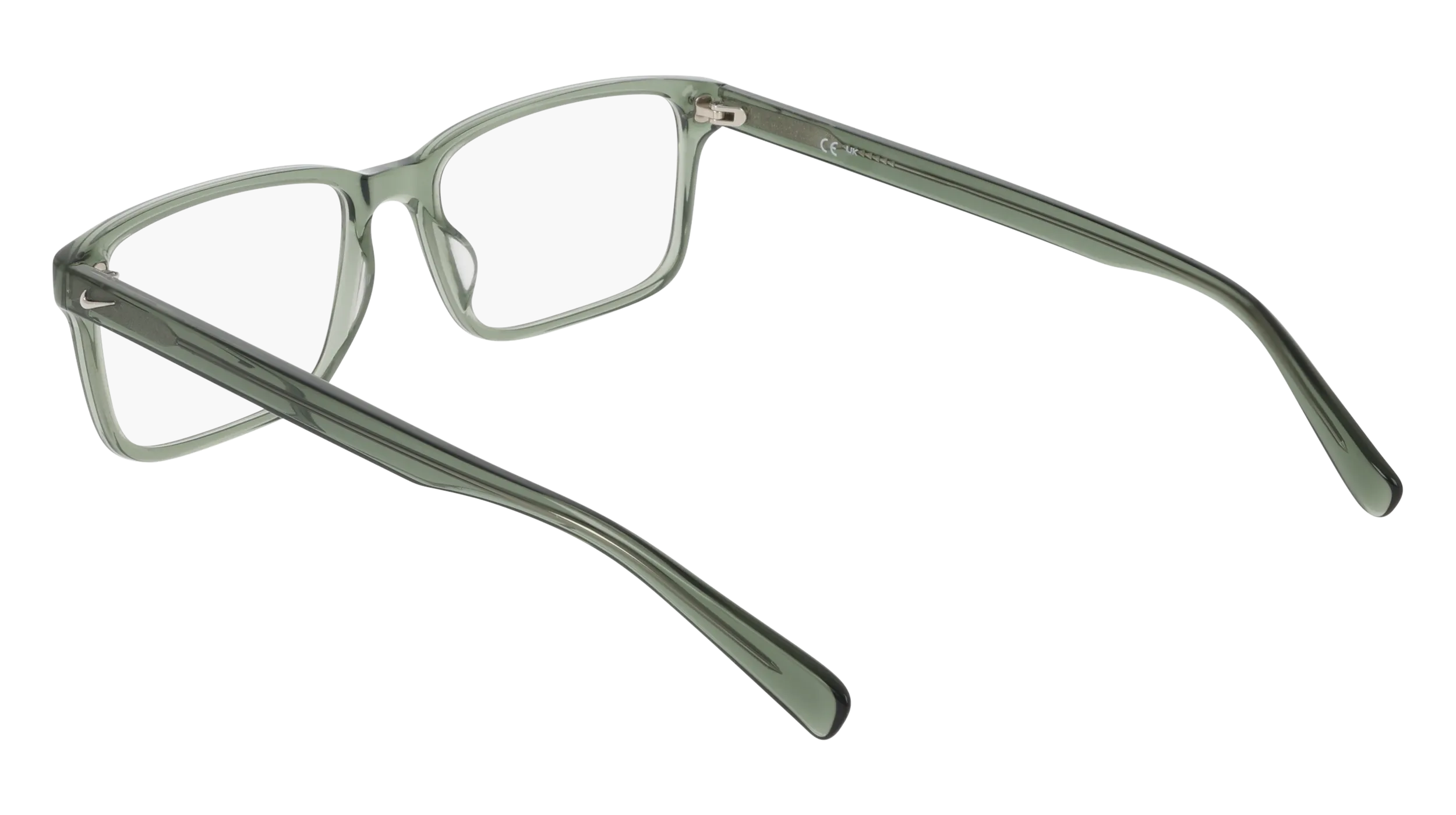 Nike NIKE 1001 311 Montature da vista Acetato Verde Squadrata Normale - immagine 4