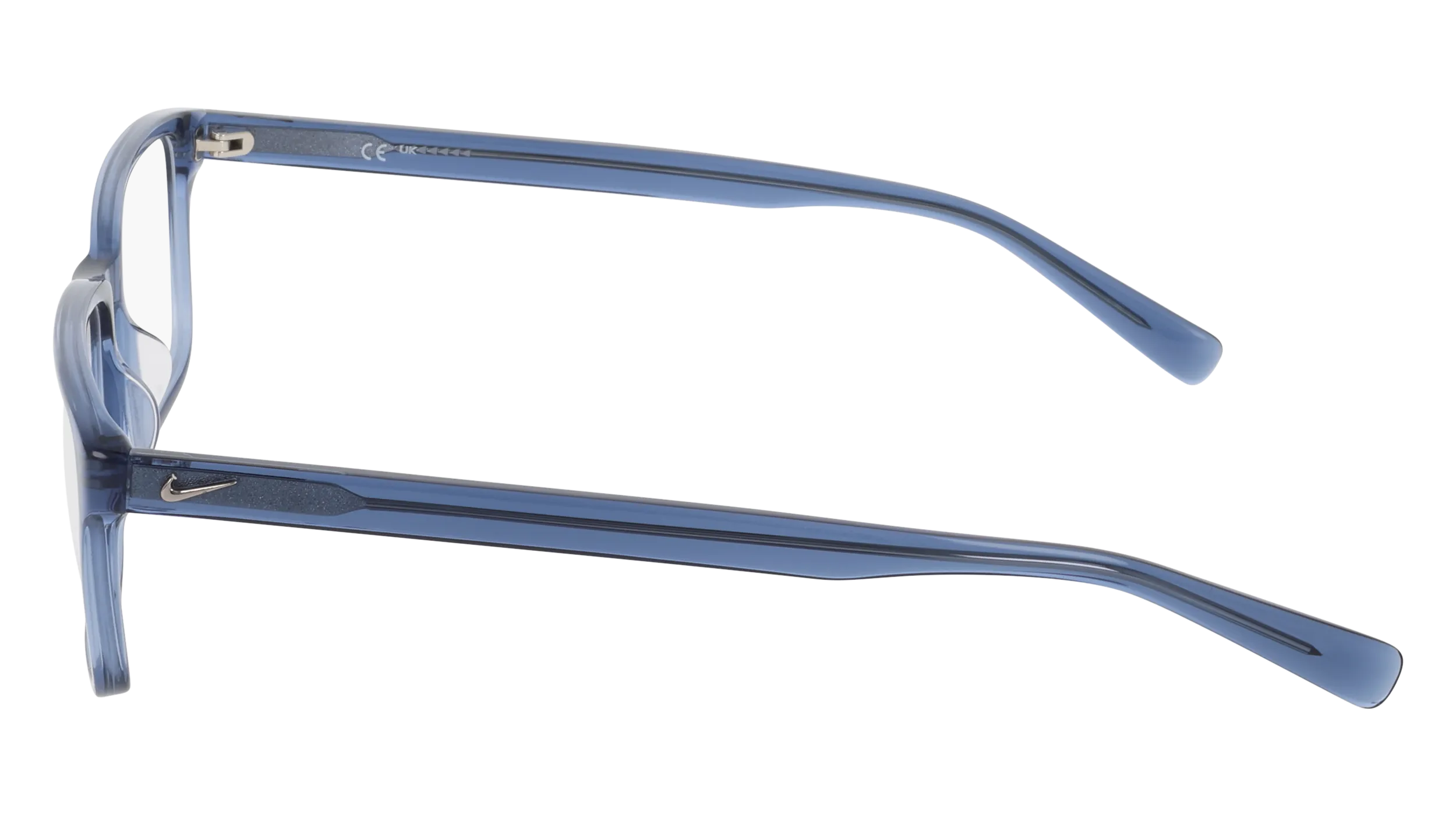 Nike NIKE 1001 425 Montature da vista Acetato Blu Squadrata Normale - immagine 3