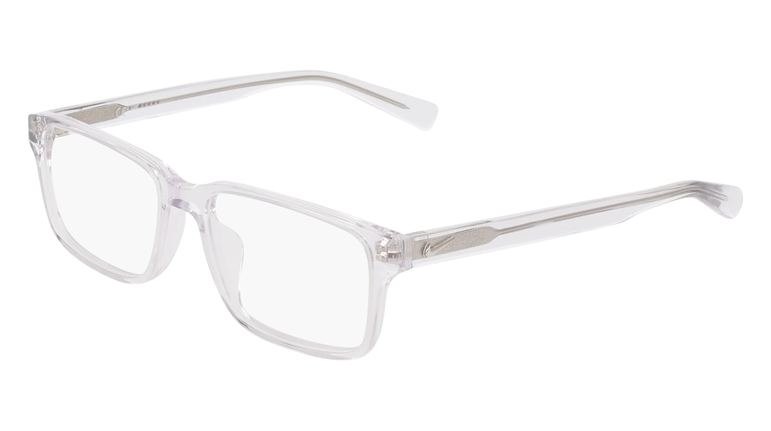 Nike NIKE 1001C 900 Montature da vista bambino Acetato Trasparente Squadrata Normale - immagine 1