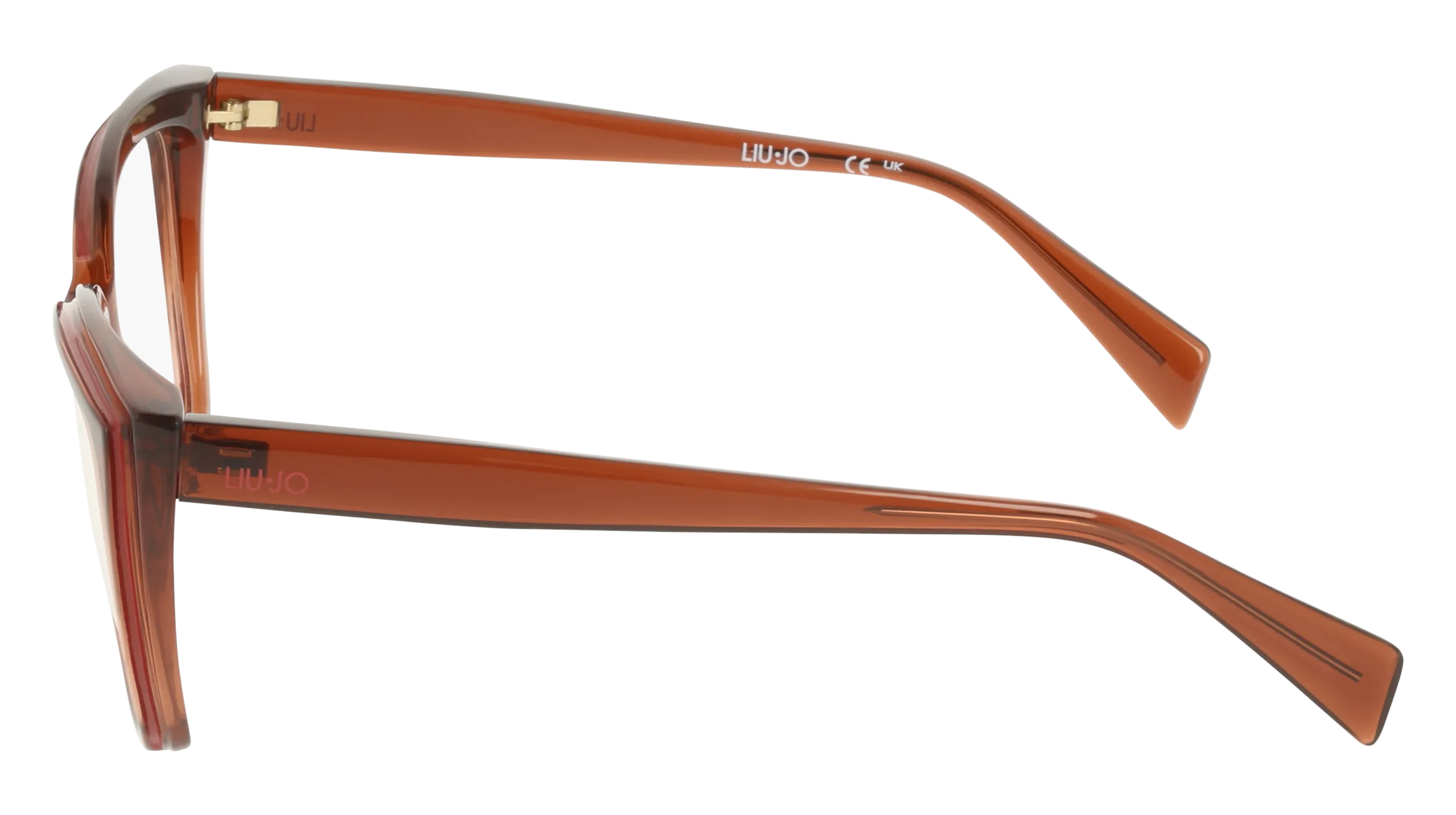 Liu Jo LJ2837 200 Montature da vista Bio-iniettato Marrone Farfalla Normale - immagine 3