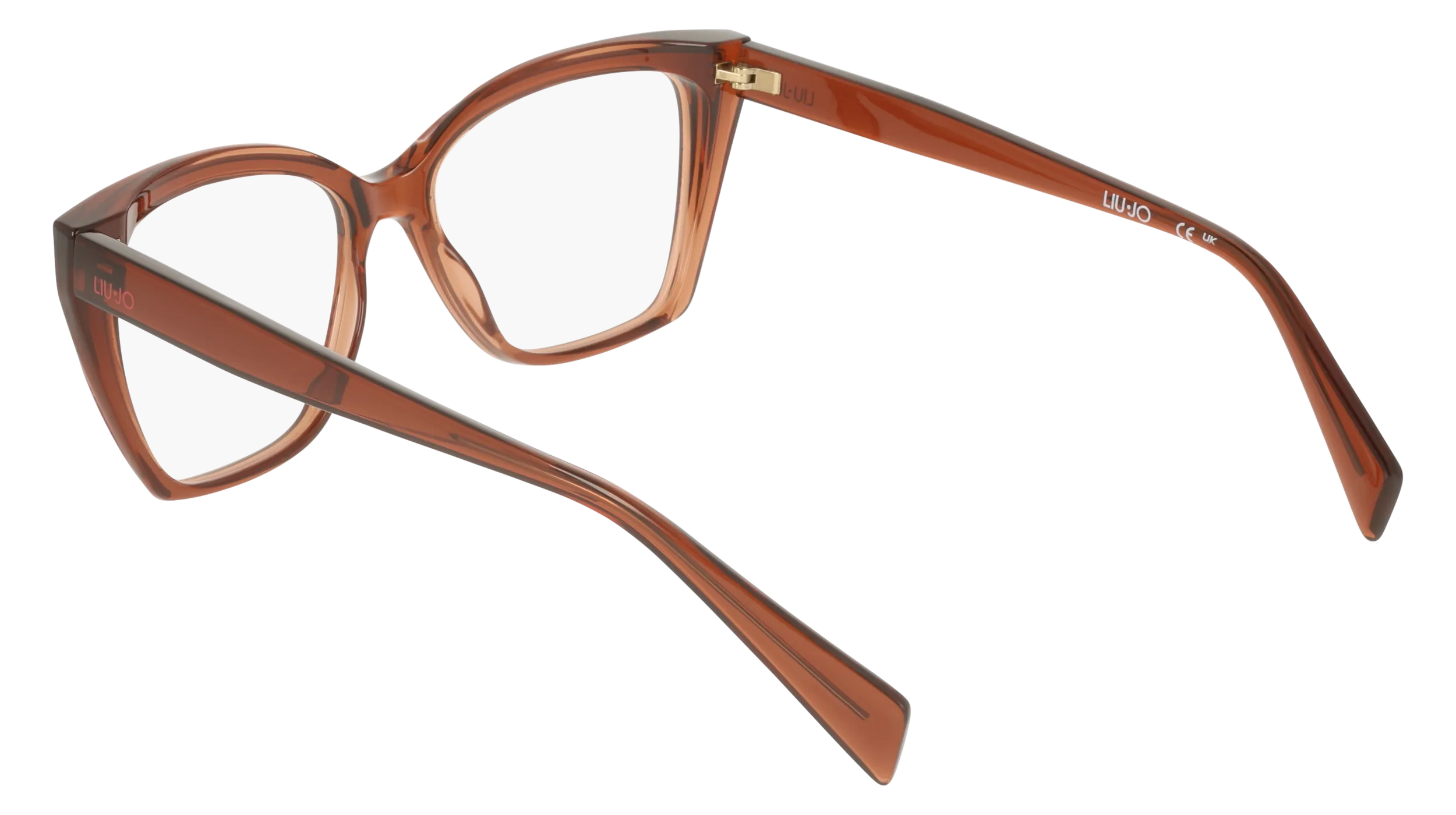 Liu Jo LJ2837 200 Montature da vista Bio-iniettato Marrone Farfalla Normale - immagine 4