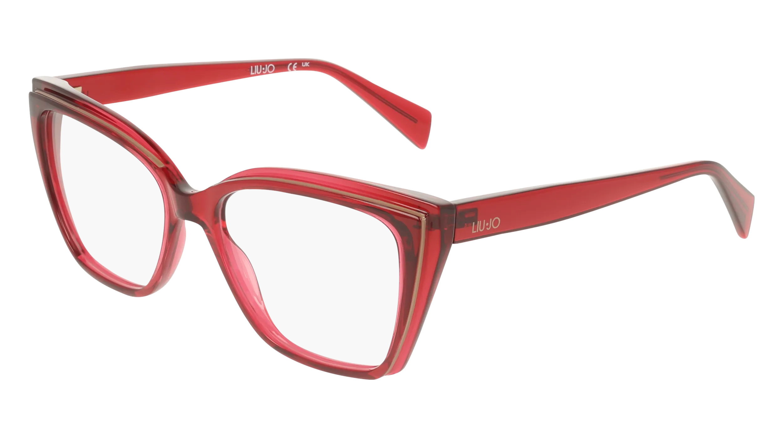Liu Jo LJ2837 624 Montature da vista Bio-iniettato Rosso Farfalla Normale - immagine 1