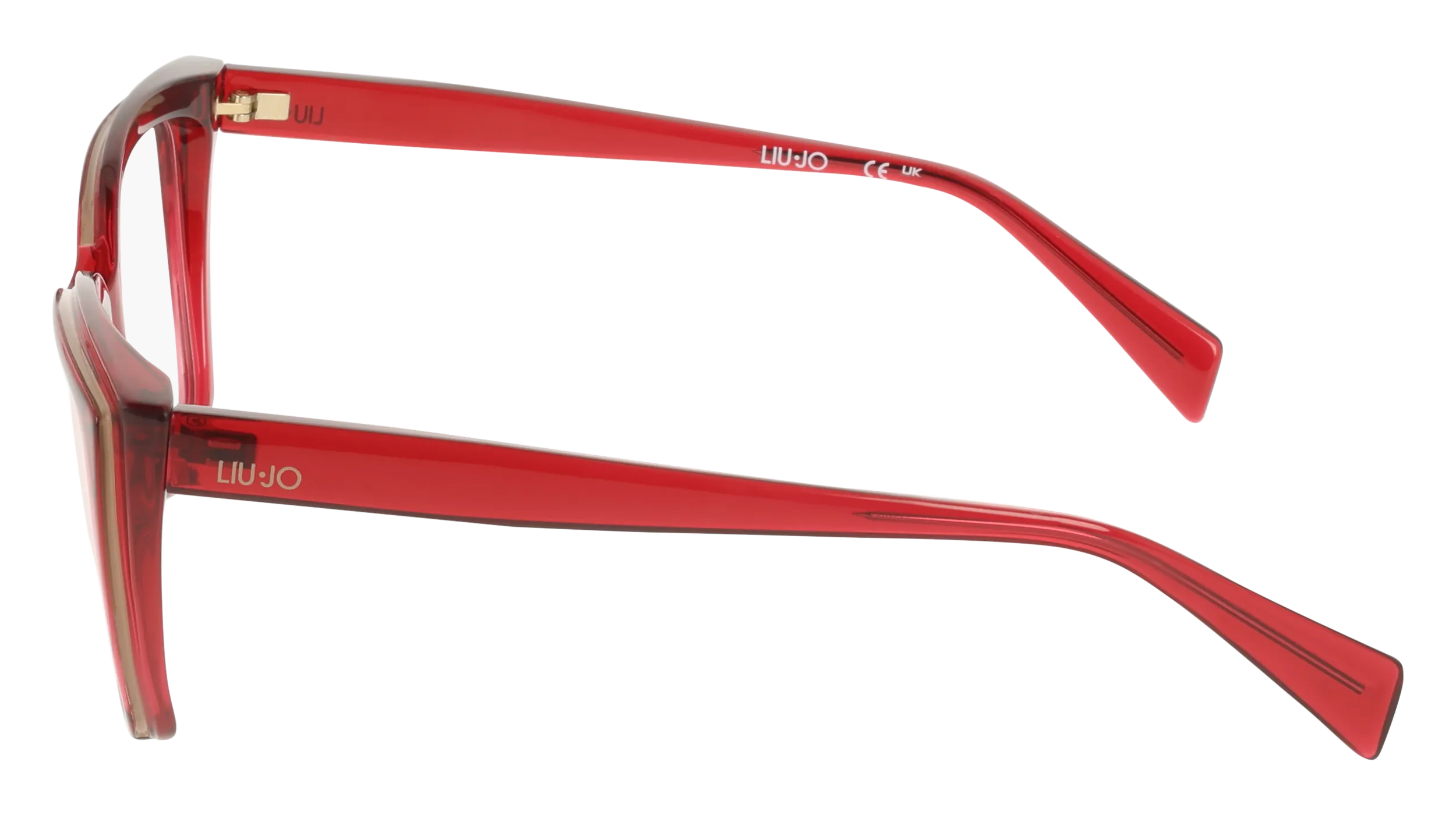 Liu Jo LJ2837 624 Montature da vista Bio-iniettato Rosso Farfalla Normale - immagine 3