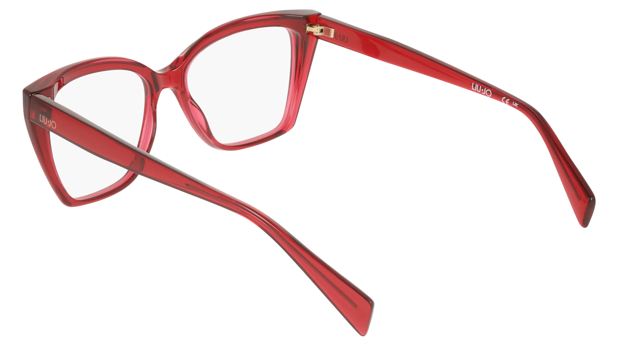 Liu Jo LJ2837 624 Montature da vista Bio-iniettato Rosso Farfalla Normale - immagine 4