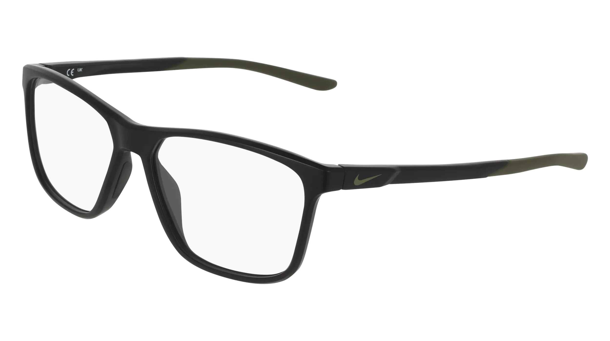 Nike NIKE 7293 001 Montature da vista Bio-iniettato Nero Squadrata Normale - immagine 1