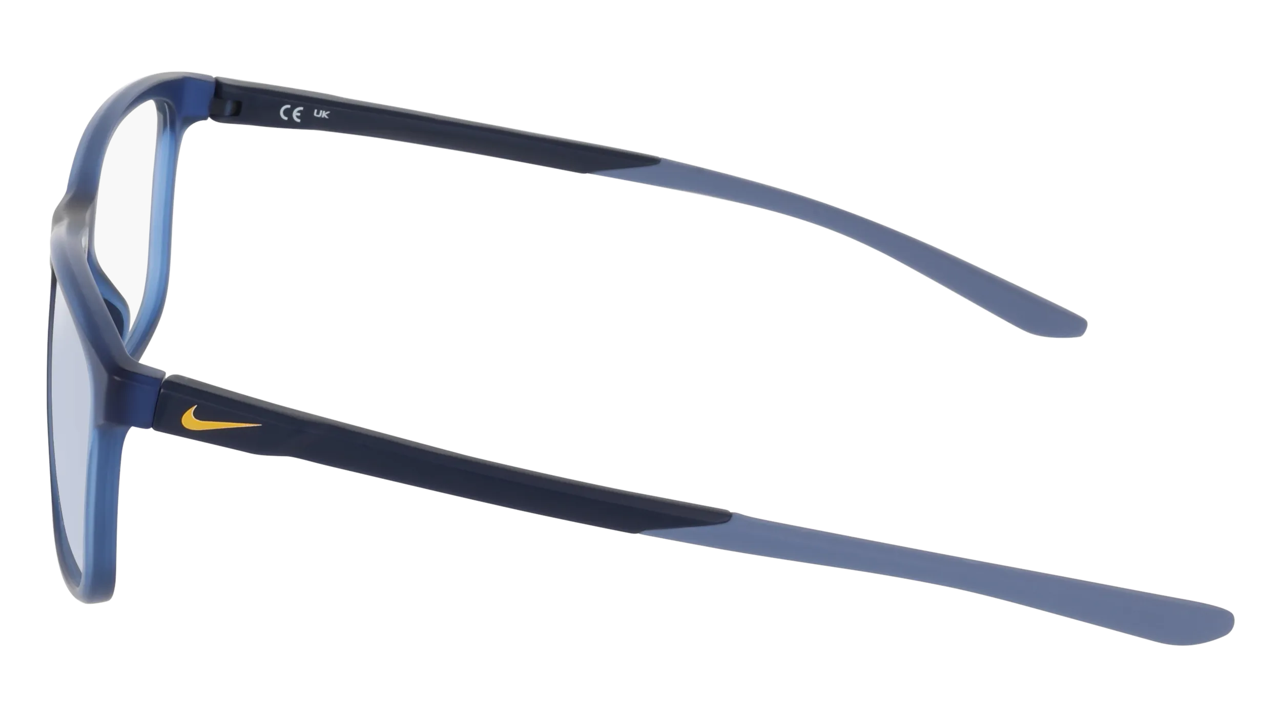 Nike NIKE 7293 410 Montature da vista Bio-iniettato Blu Squadrata Normale - immagine 3