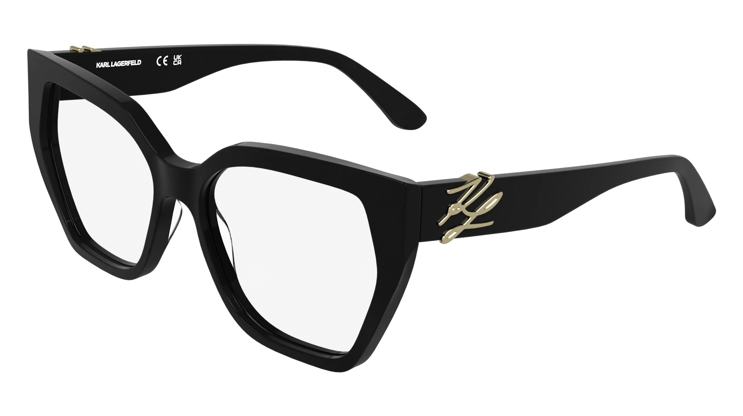 Karl Lagerfeld KL6214 001 Montature da vista Acetato Nero Squadrata Normale - immagine 1