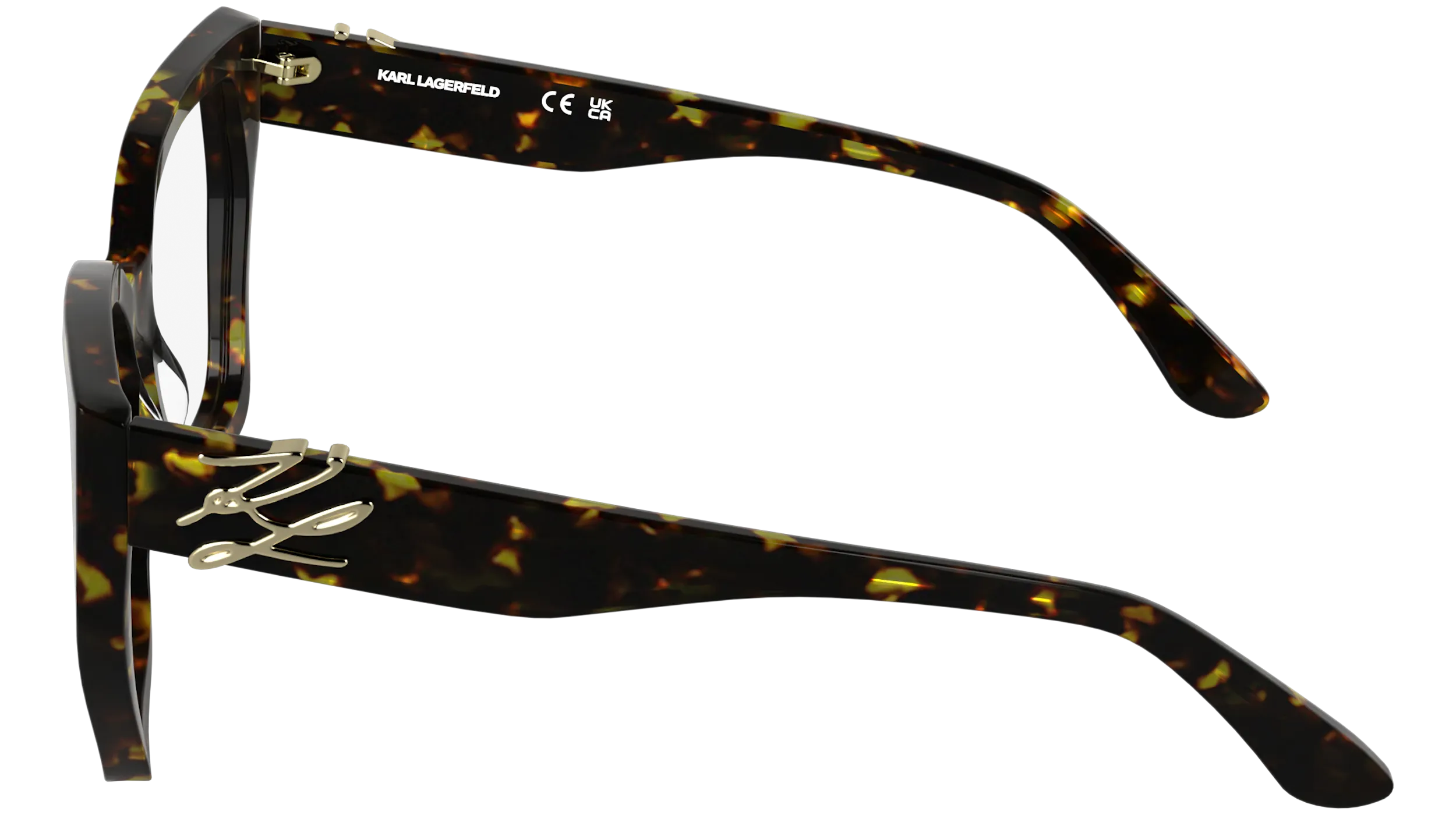 Karl Lagerfeld KL6214 242 Montature da vista Acetato Havana Squadrata Normale - immagine 3