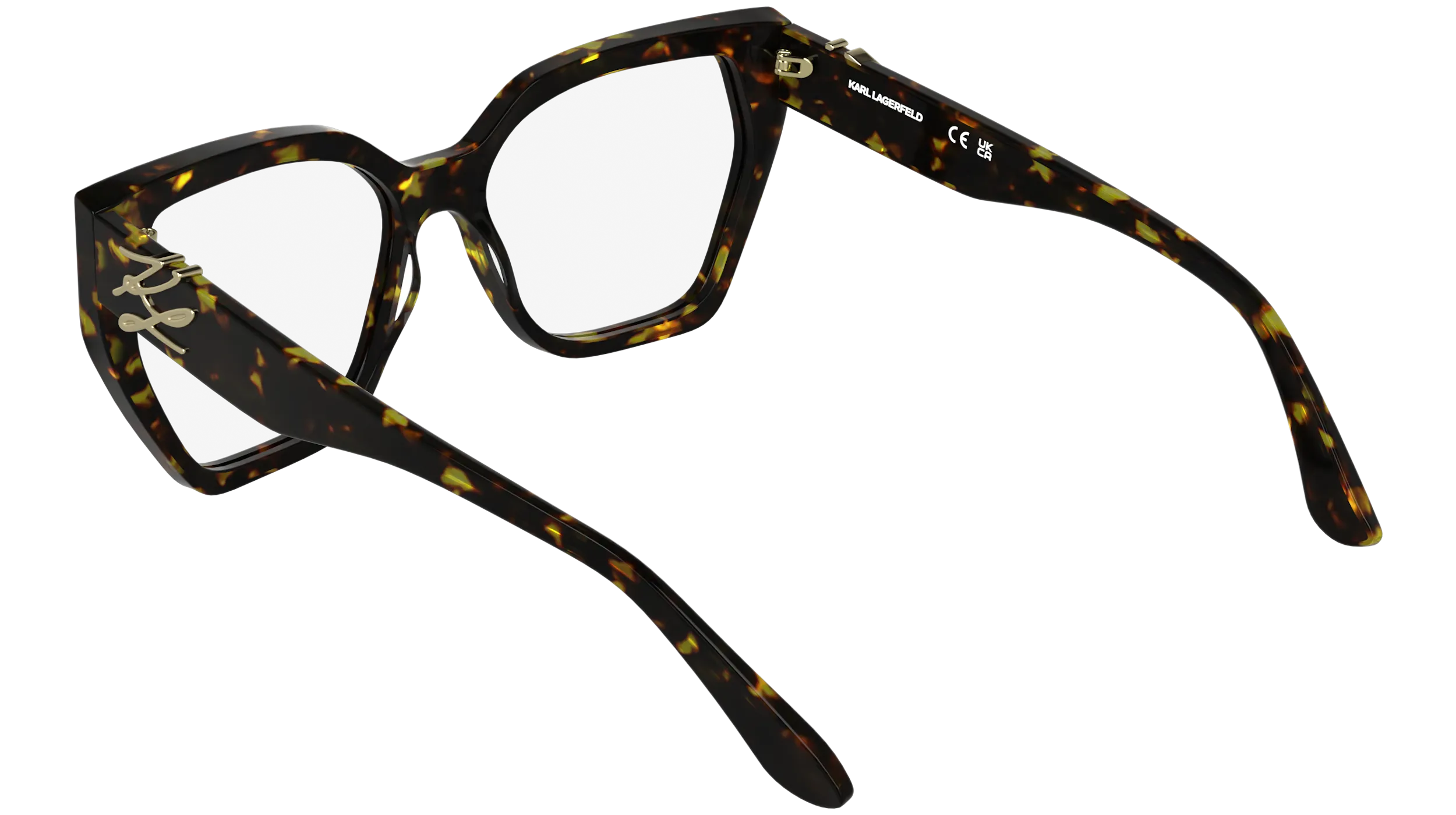 Karl Lagerfeld KL6214 242 Montature da vista Acetato Havana Squadrata Normale - immagine 4