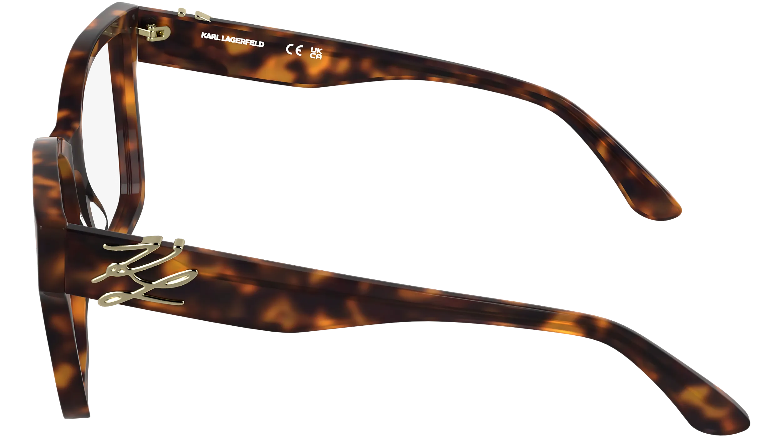 Karl Lagerfeld KL6215 240 Montature da vista Acetato Havana Squadrata Normale - immagine 3
